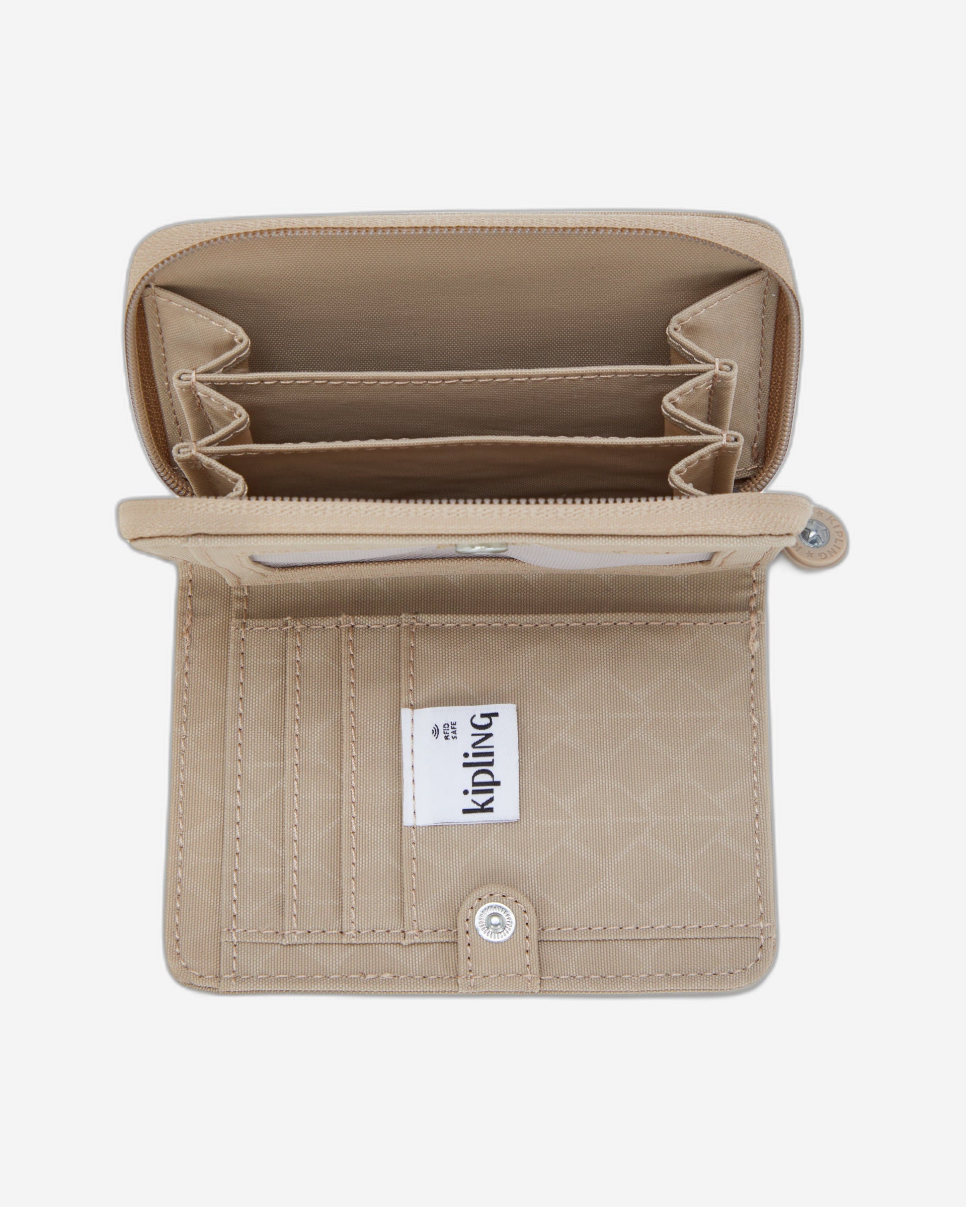 محفظة كيبلينج موني لوف سيجنتشر متوسطة الحجم، بيج، منقوشة، I7276-96A