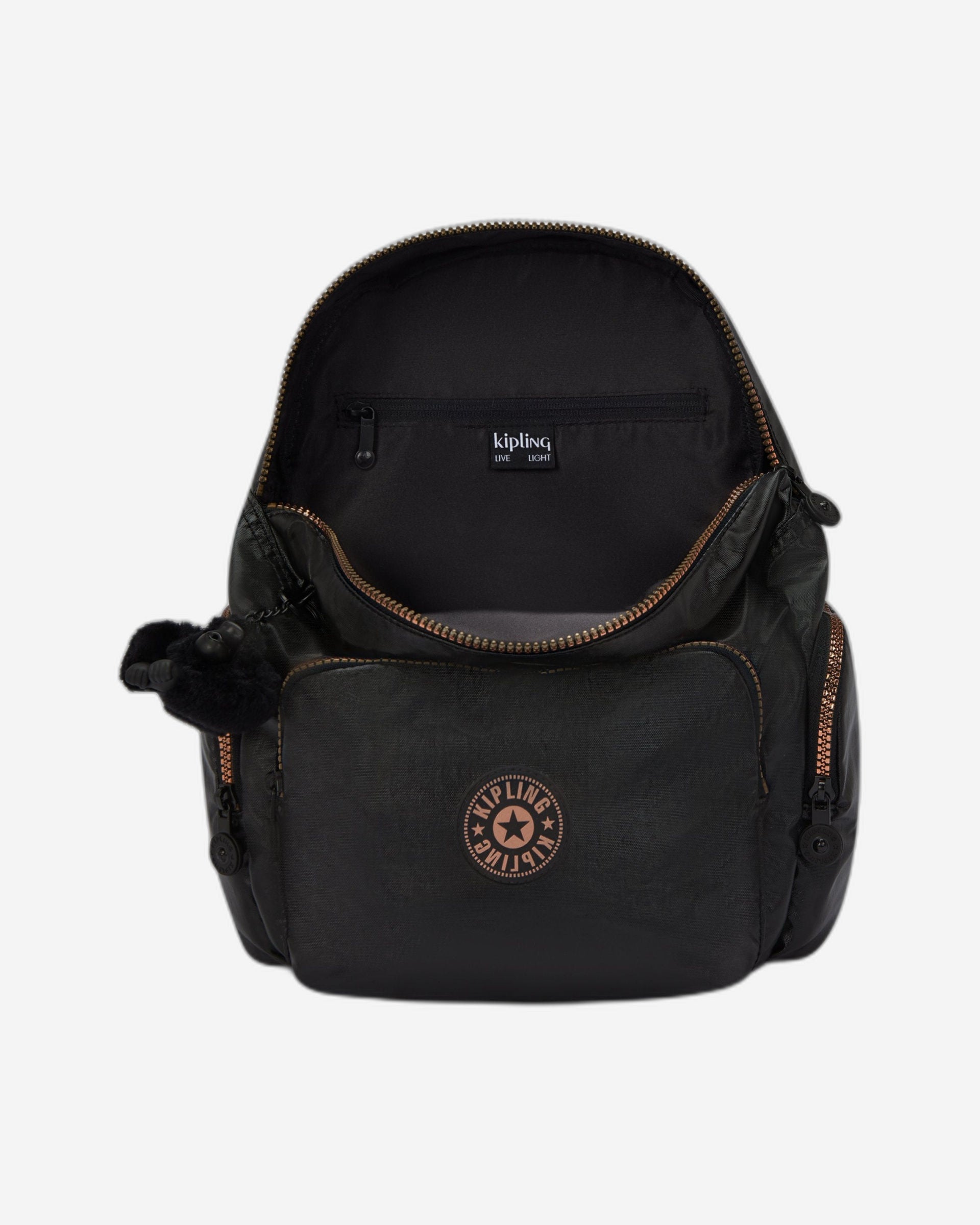 حقيبة ظهر كيبلينج سيتي زيب إس غلوريوس نحاسية صغيرة I7354-6BE