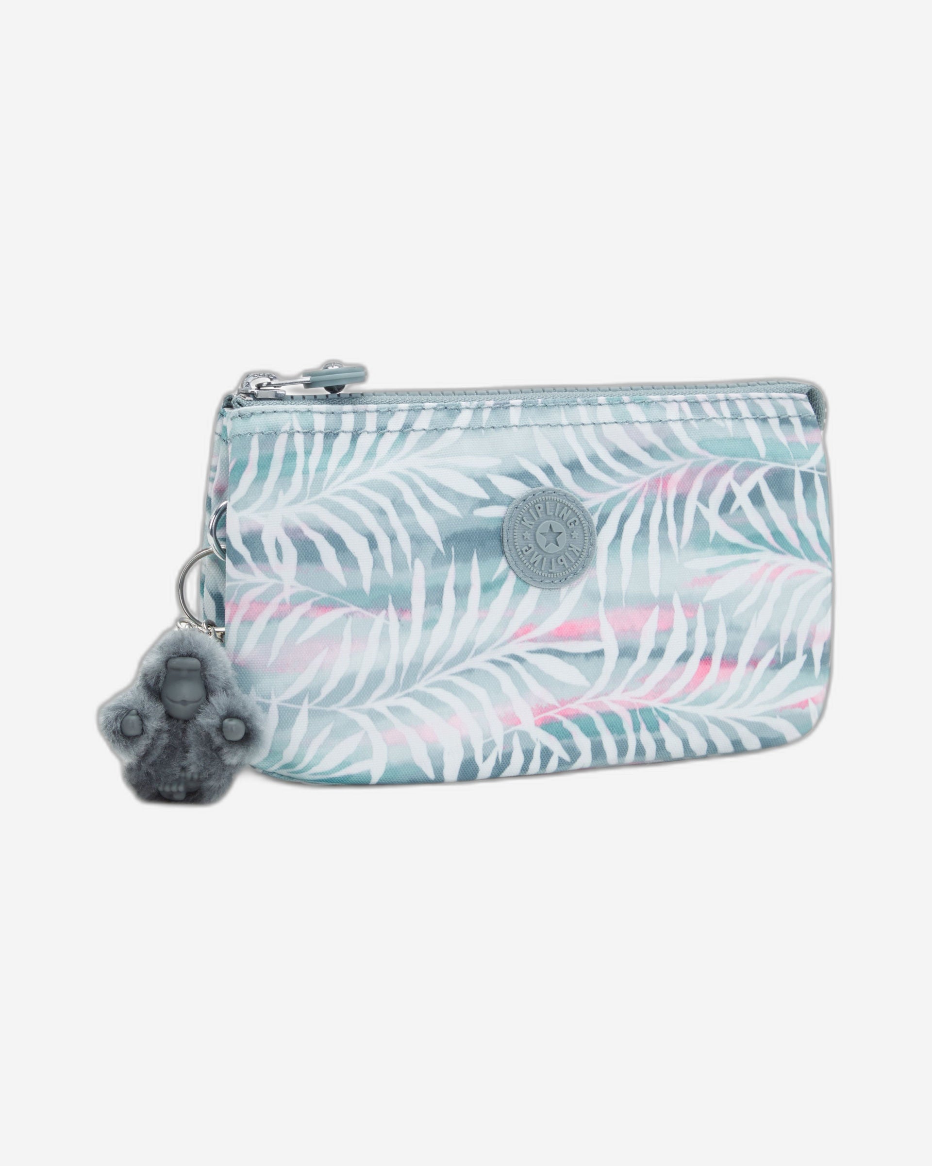 محفظة كيبلينج كرييتيفيتي إل كبيرة بنقشة أوراق النخيل I7410-3QN