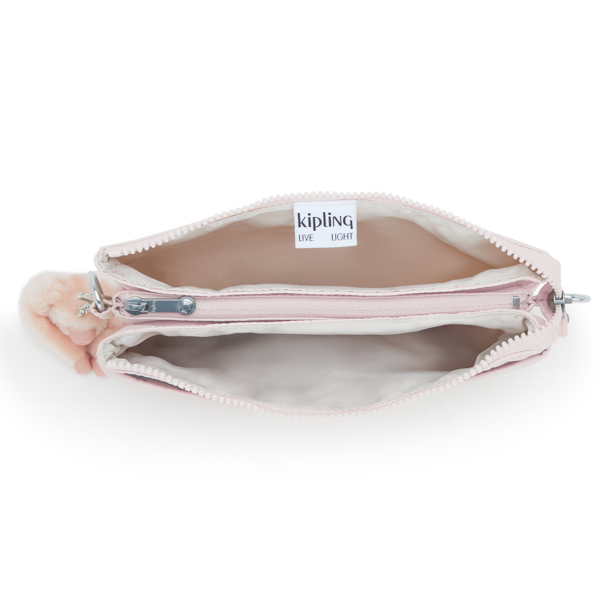 حقيبة كيبلينج ريري بينك شاين صغيرة كروس بودي I7502-3DZ