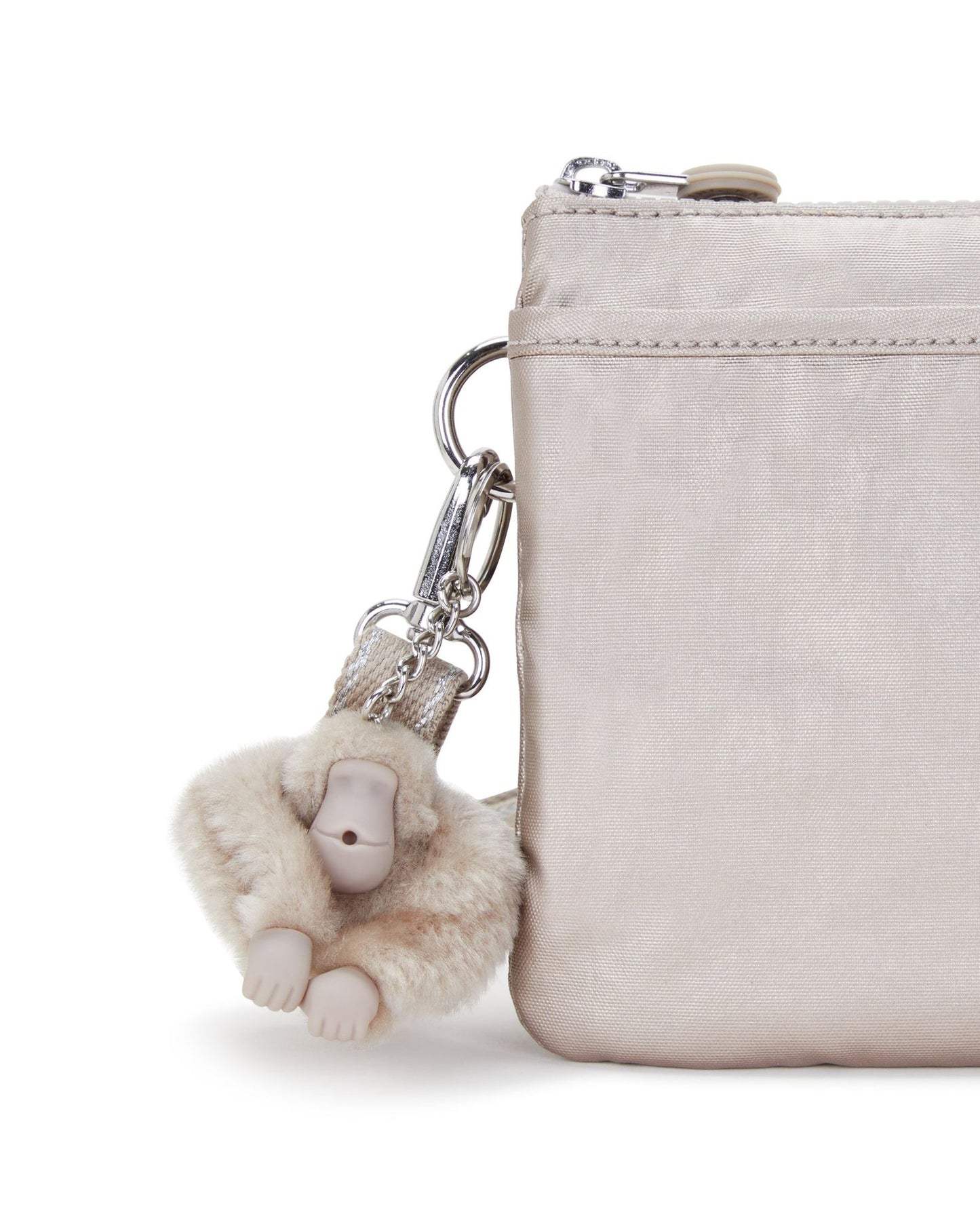 حقيبة كيبلينج ريرى المعدنية المتوهجة الكبيرة مع حزام كروس بودي C2I7502-48I