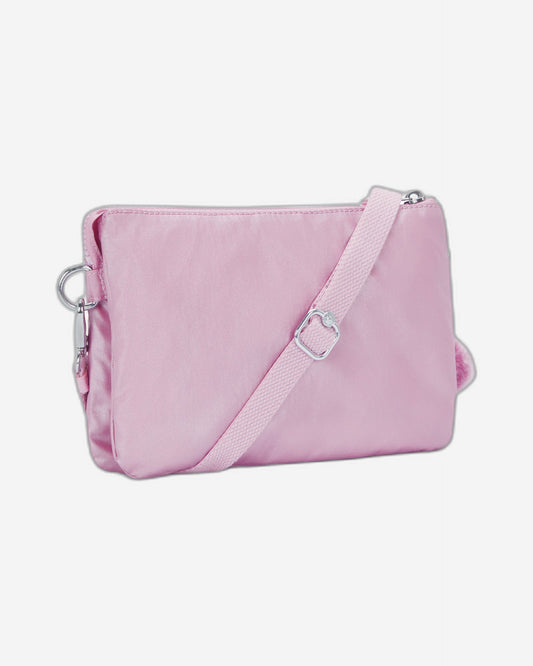 حقيبة كيبلينج ريري كبيرة بلون أرجواني معدني مع حزام كتف C2I7502-F4D