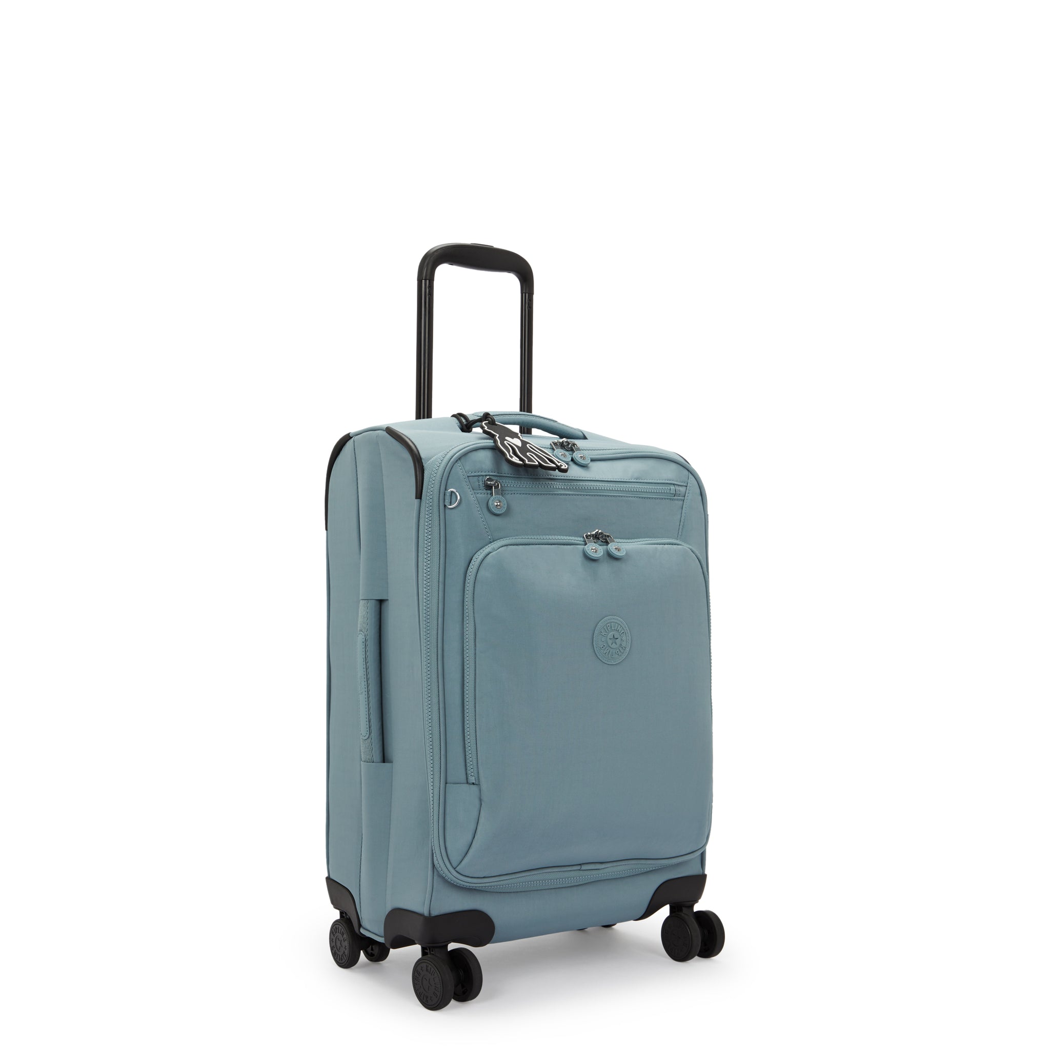 حقيبة كيبلينج نيو يوري سبين إس رمادية مريحة صغيرة بعجلات I7504-3NL