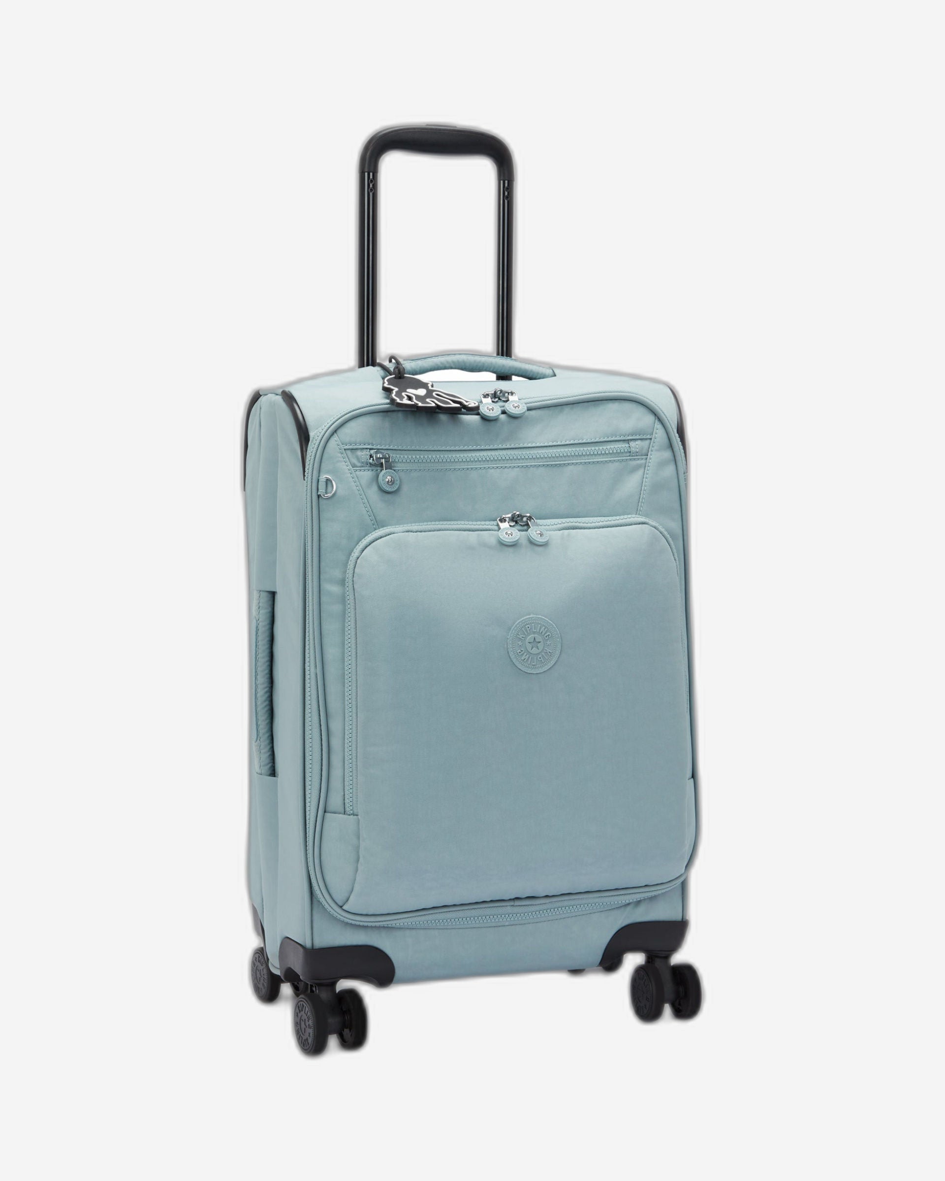 حقيبة كيبلينج نيو يوري سبين إس رمادية مريحة صغيرة بعجلات I7504-3NL