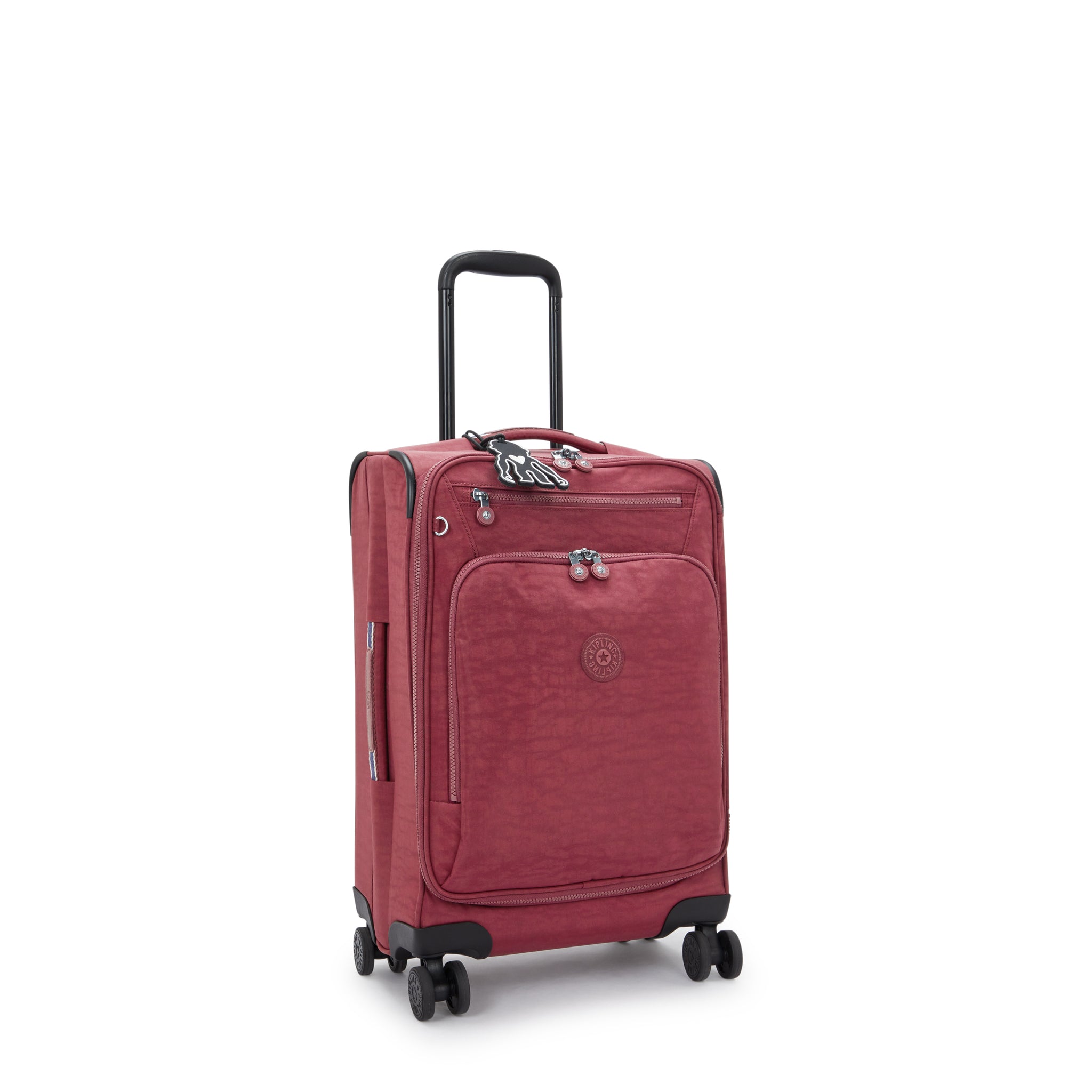 حقيبة سفر Kipling New Youri Spin S Lounge Wine صغيرة بعجلات I7504-5FW