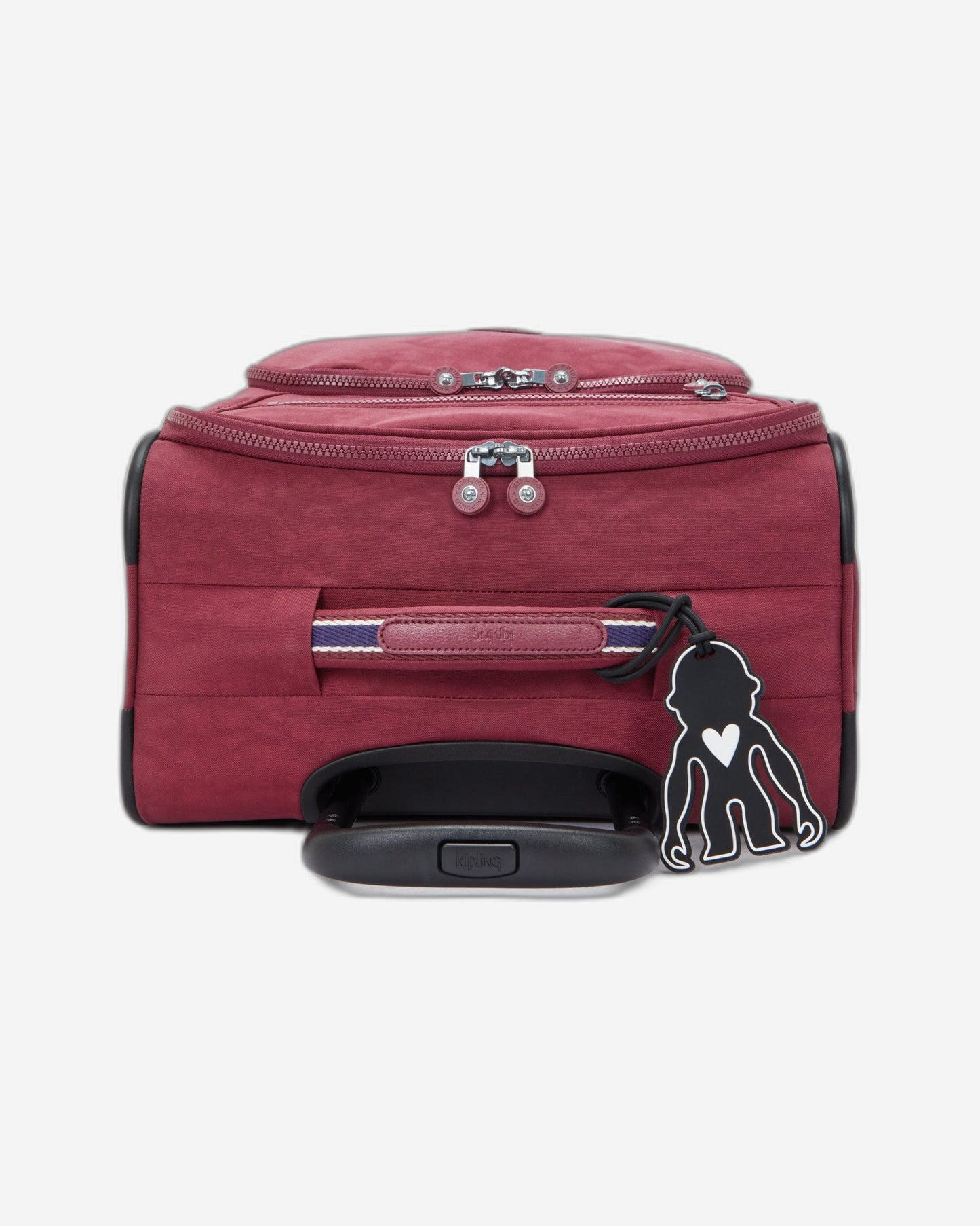 Kipling New Youri Spin S Lounge Wine حقيبة سفر صغيرة بعجلات I7504-5FW
