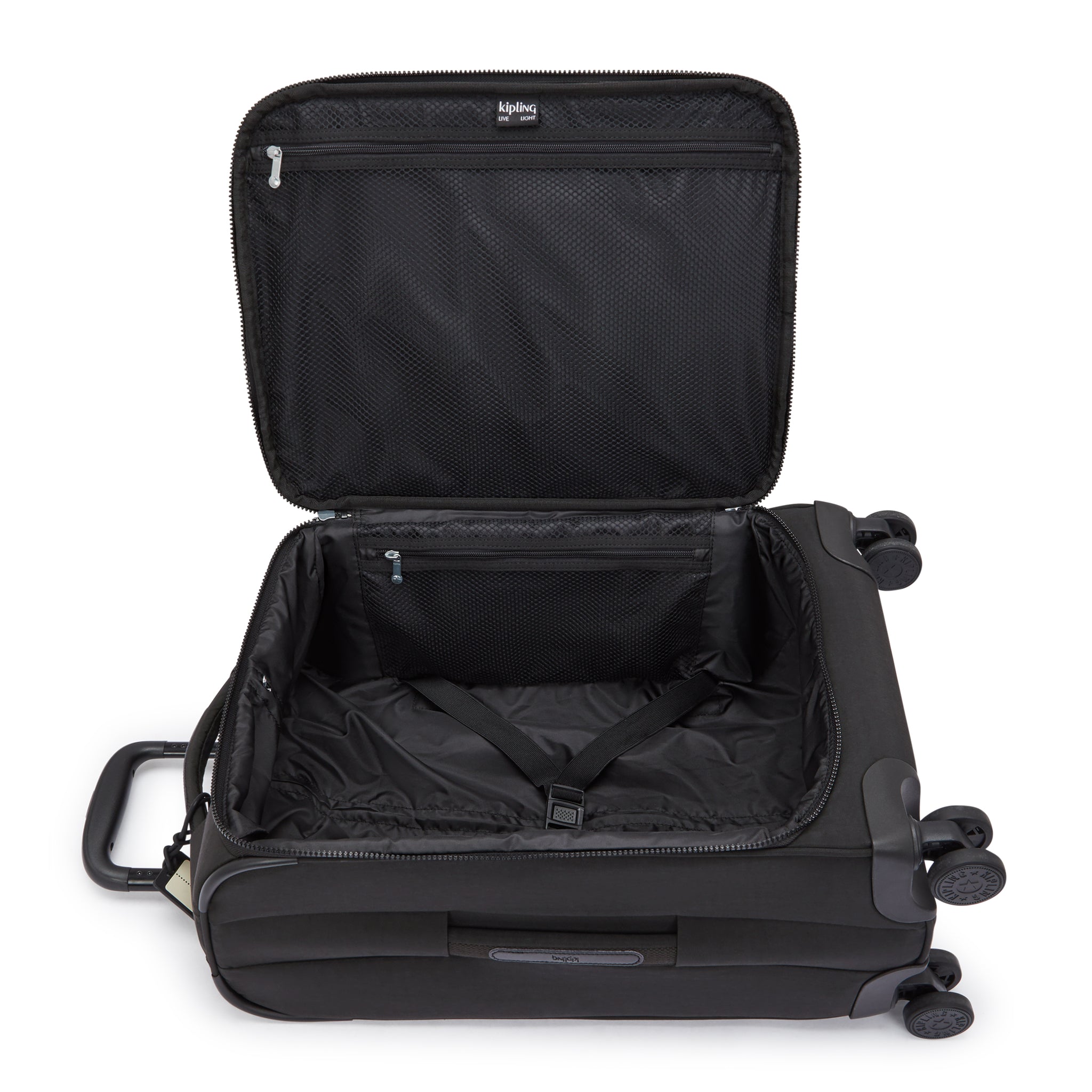 حقيبة سفر صغيرة Kipling New Youri Spin S Black Noir ذات دوارة C2I7504-P39