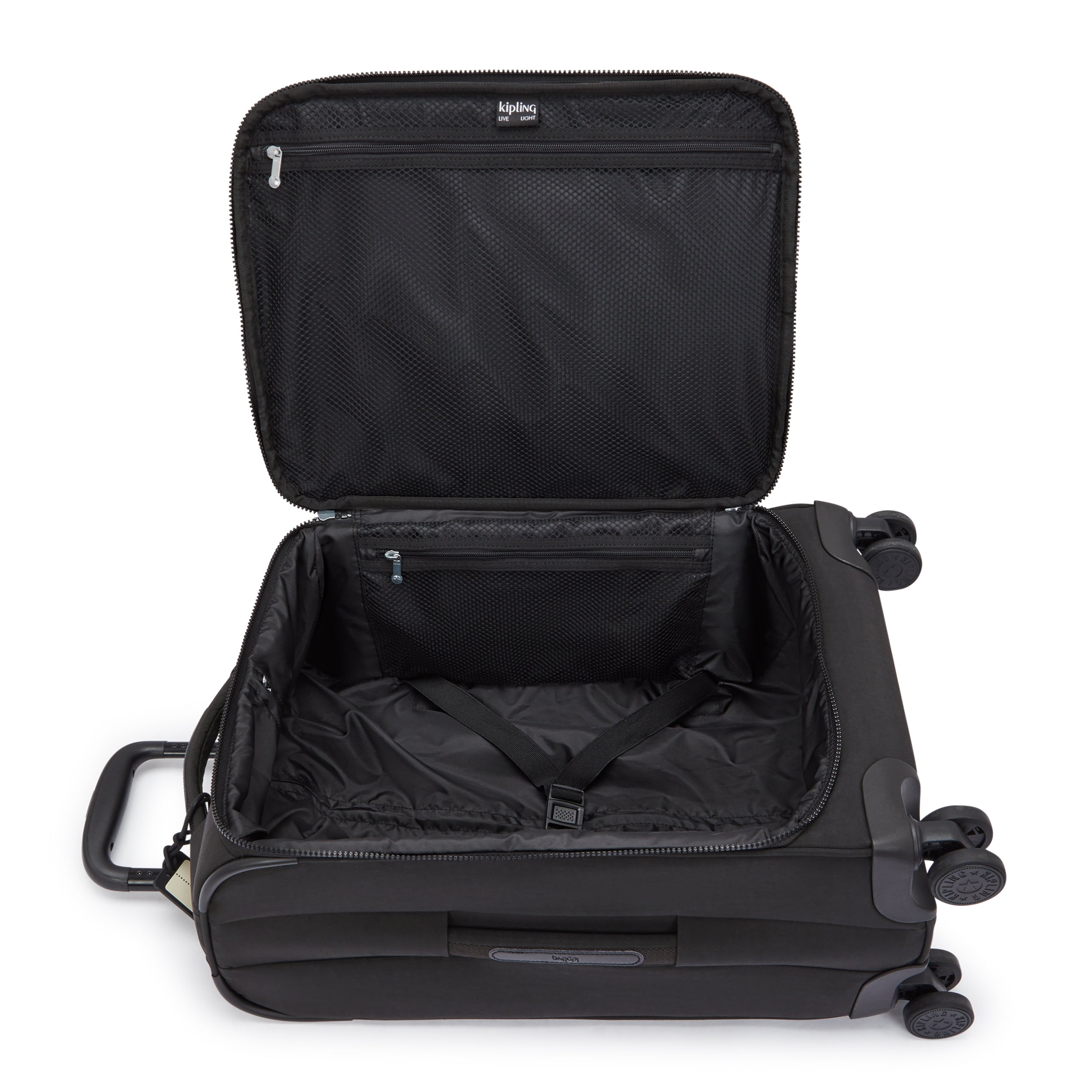 حقيبة سفر صغيرة Kipling New Youri Spin S Black Noir ذات دوارة C2I7504-P39