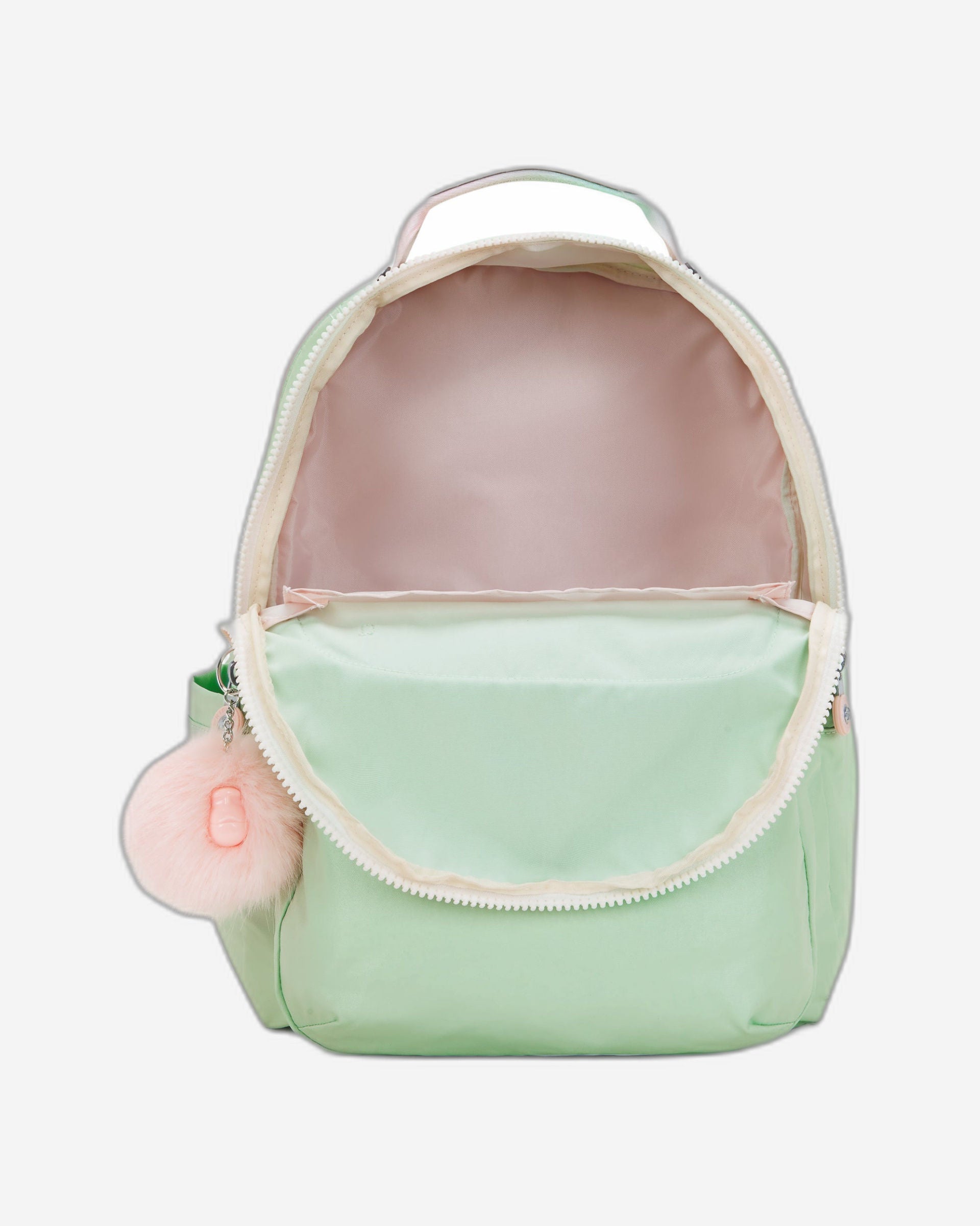 حقيبة ظهر كيبلينج سيول كوليدج ناعمة خضراء كبيرة C2I7547-5KY