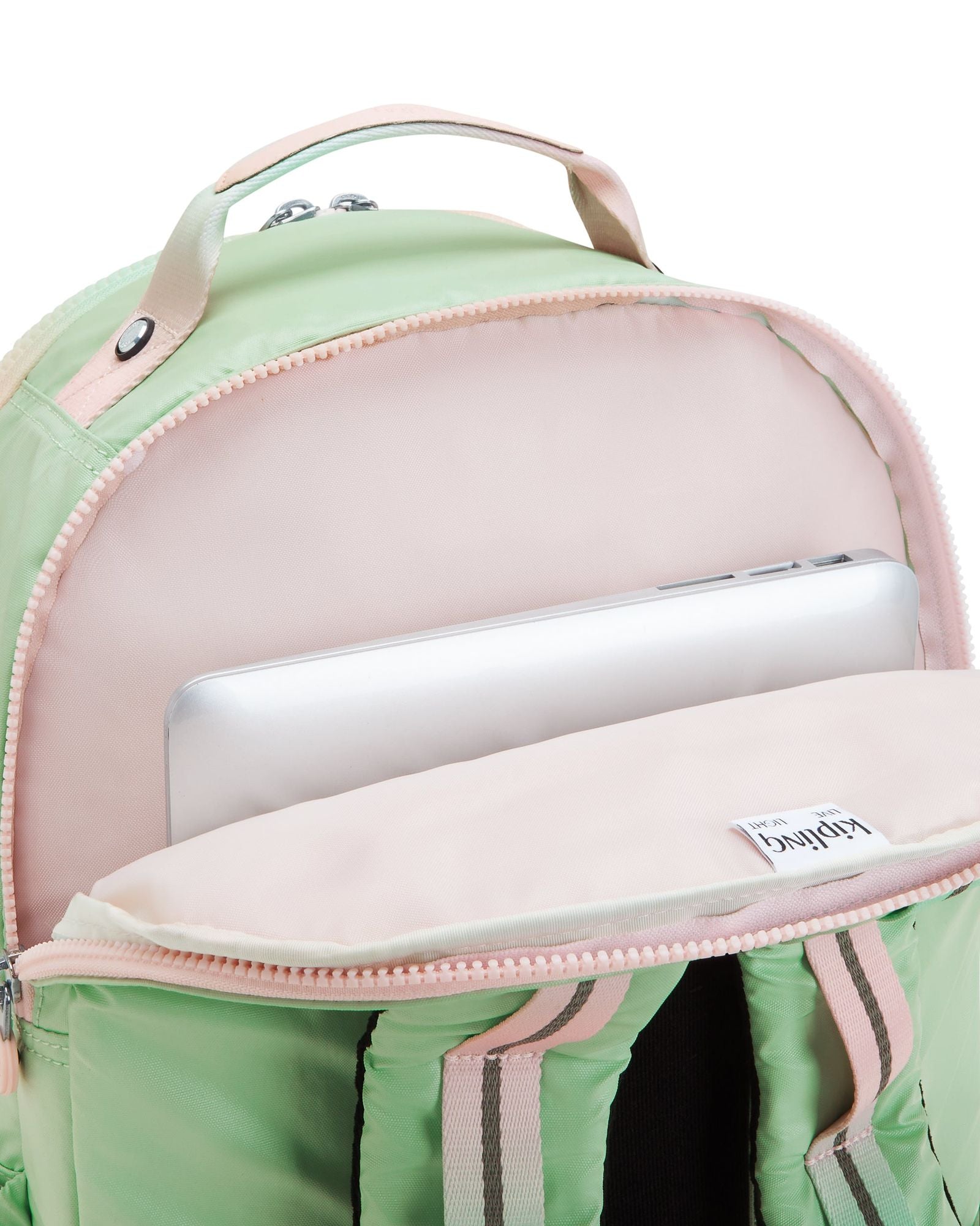 حقيبة ظهر كيبلينج سيول كوليدج ناعمة خضراء كبيرة C2I7547-5KY