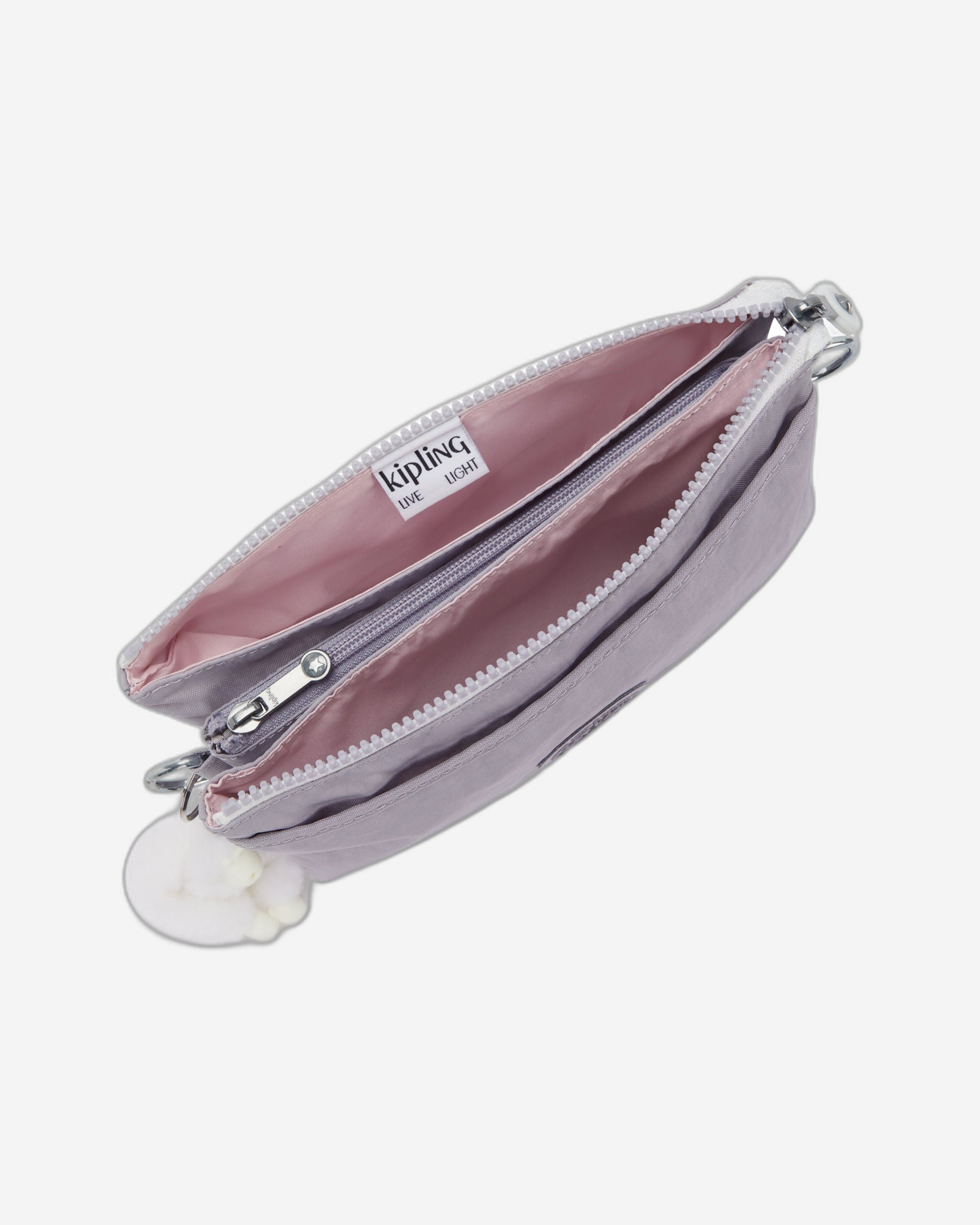 حقيبة كيبلينج ريري تندر رمادية كبيرة مع حزام كتف C2I7590-1FB