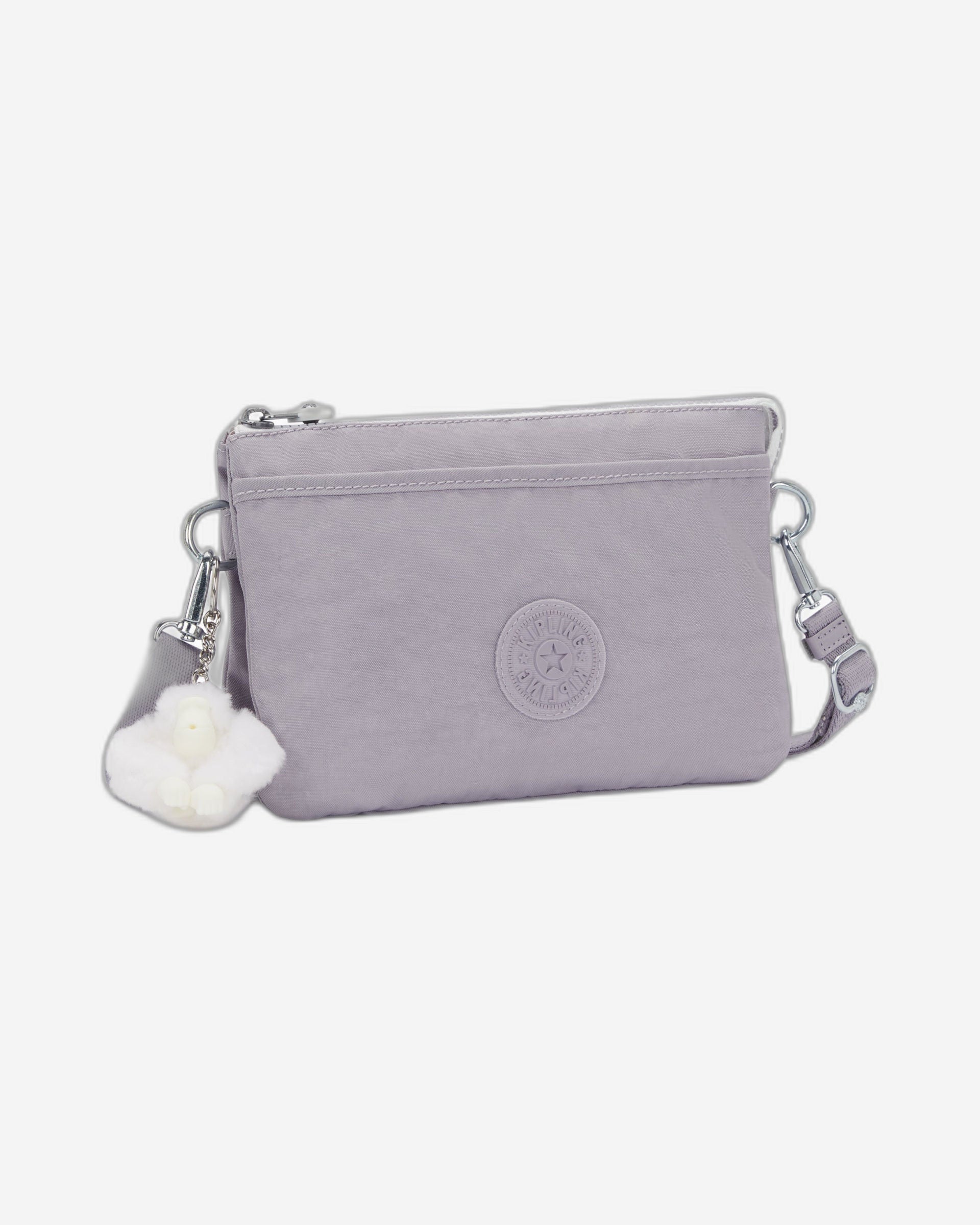 حقيبة كيبلينج ريري تندر رمادية كبيرة مع حزام كتف C2I7590-1FB