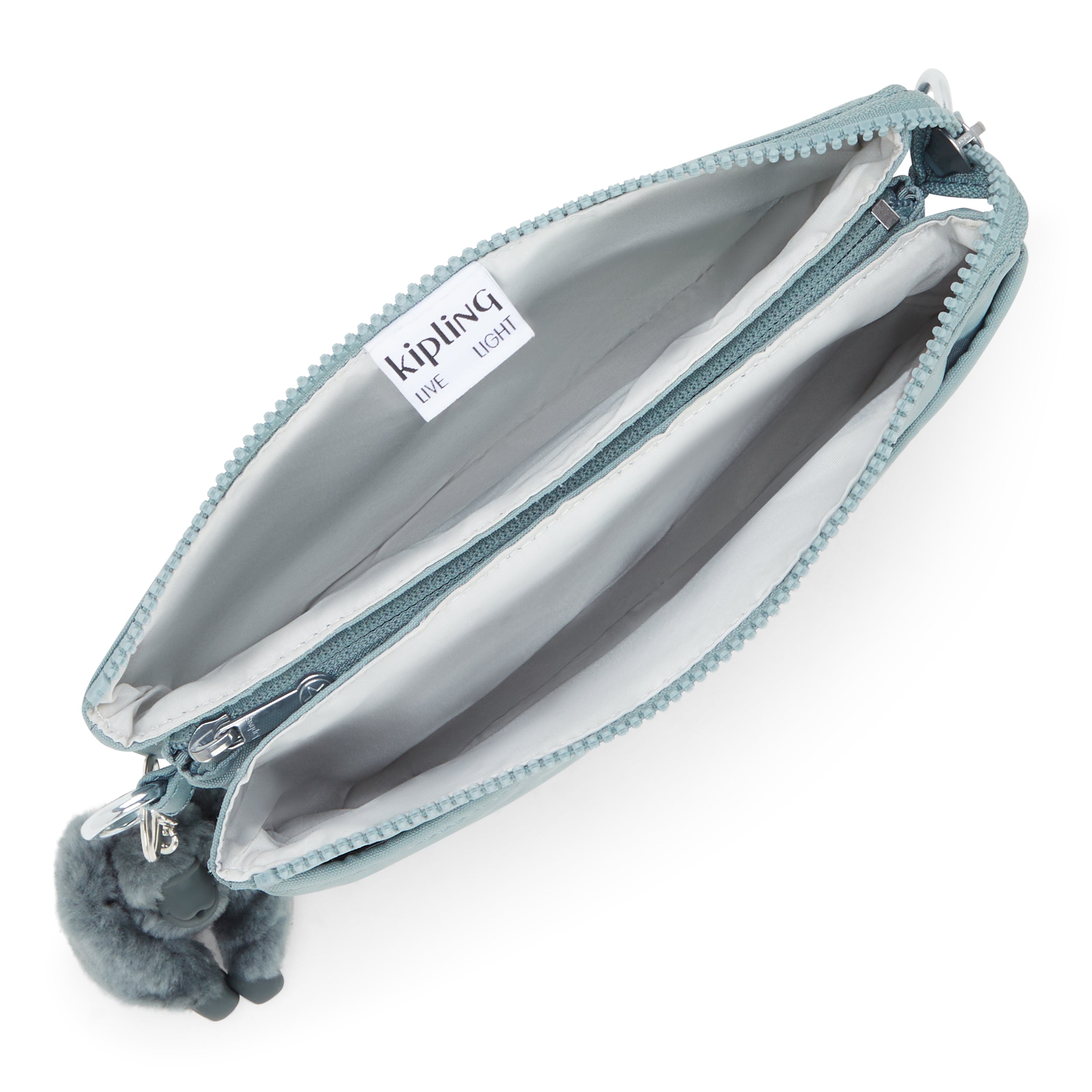 حقيبة كيبلينج ريري كروس بودي صغيرة مريحة باللون الرمادي I7590-3NL