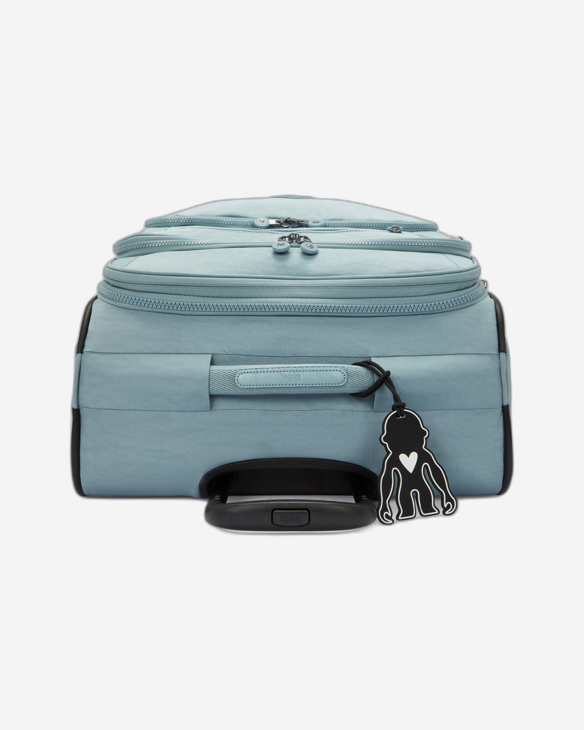 حقيبة سفر كيبلينج نيو يوري سبين إم متوسطة الحجم رمادية اللون قابلة للتمدد بعجلات I7706-3NL