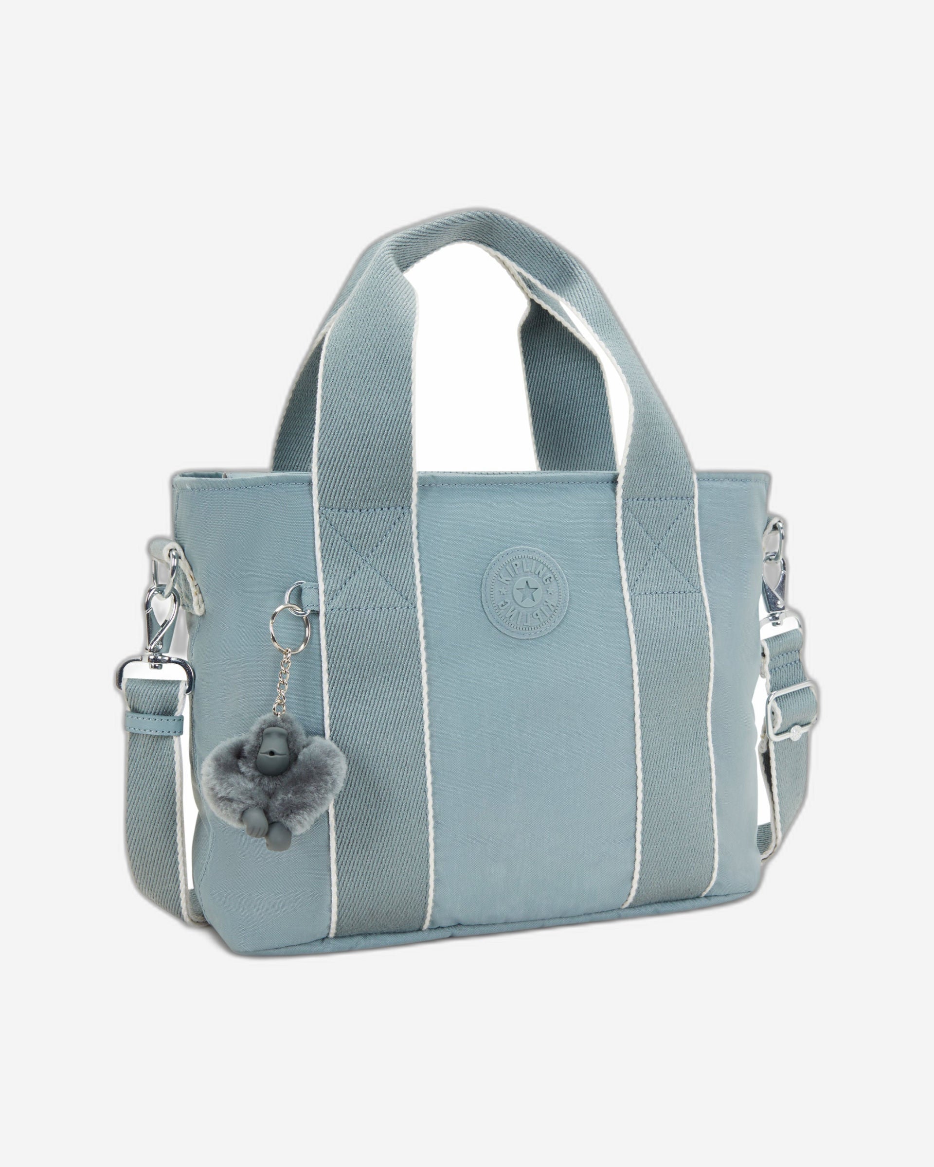 حقيبة كيبلينج مينتا إم متوسطة الحجم رمادية مريحة I7725-3NL