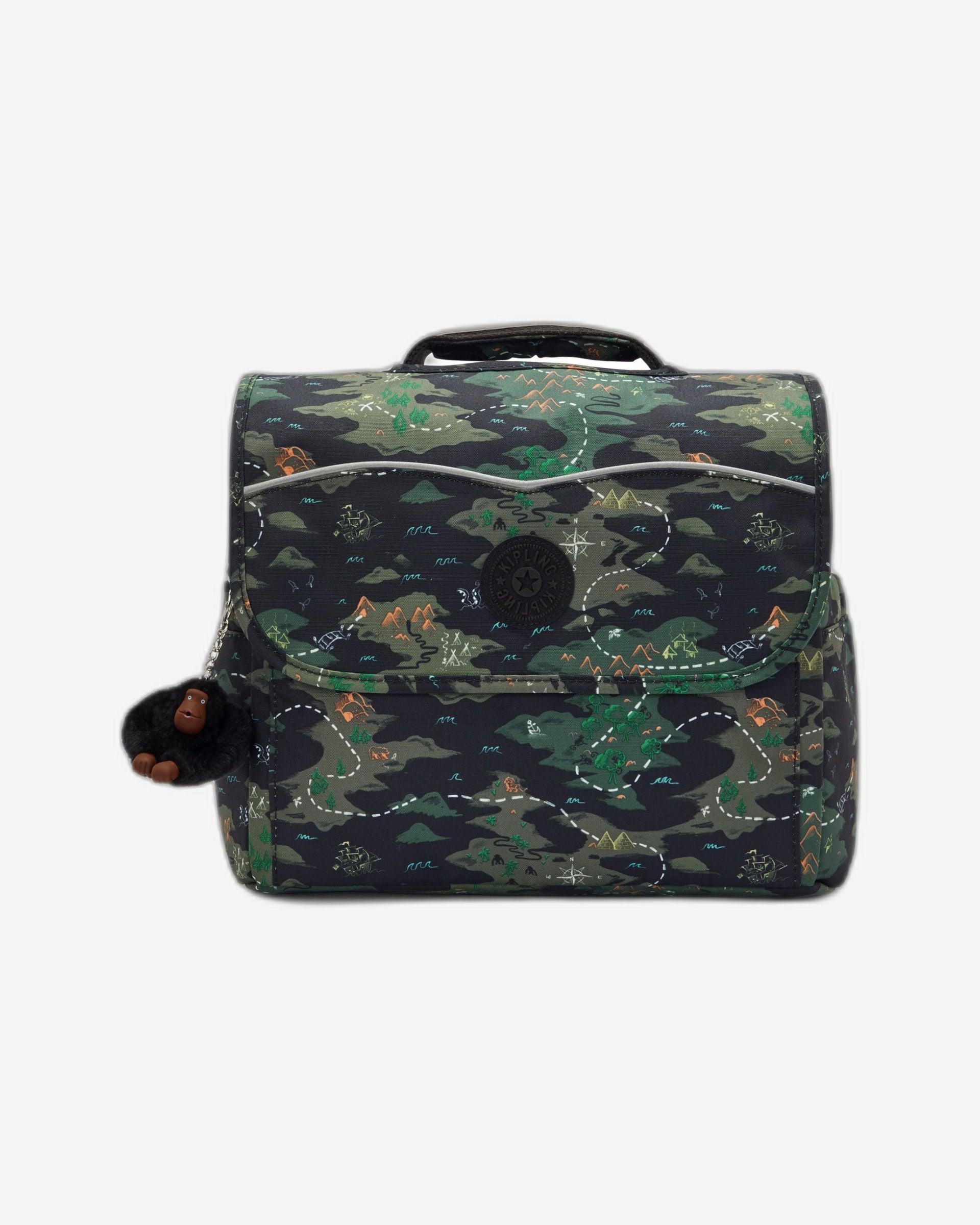 حقيبة مدرسية صغيرة KIPLING Codie S Camo Treasure مع أحزمة قابلة للتعديل I7910-3PB
