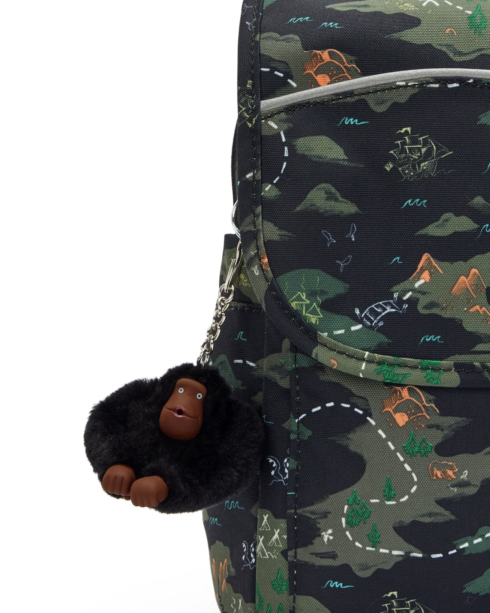 حقيبة مدرسية صغيرة KIPLING Codie S Camo Treasure مع أحزمة قابلة للتعديل I7910-3PB