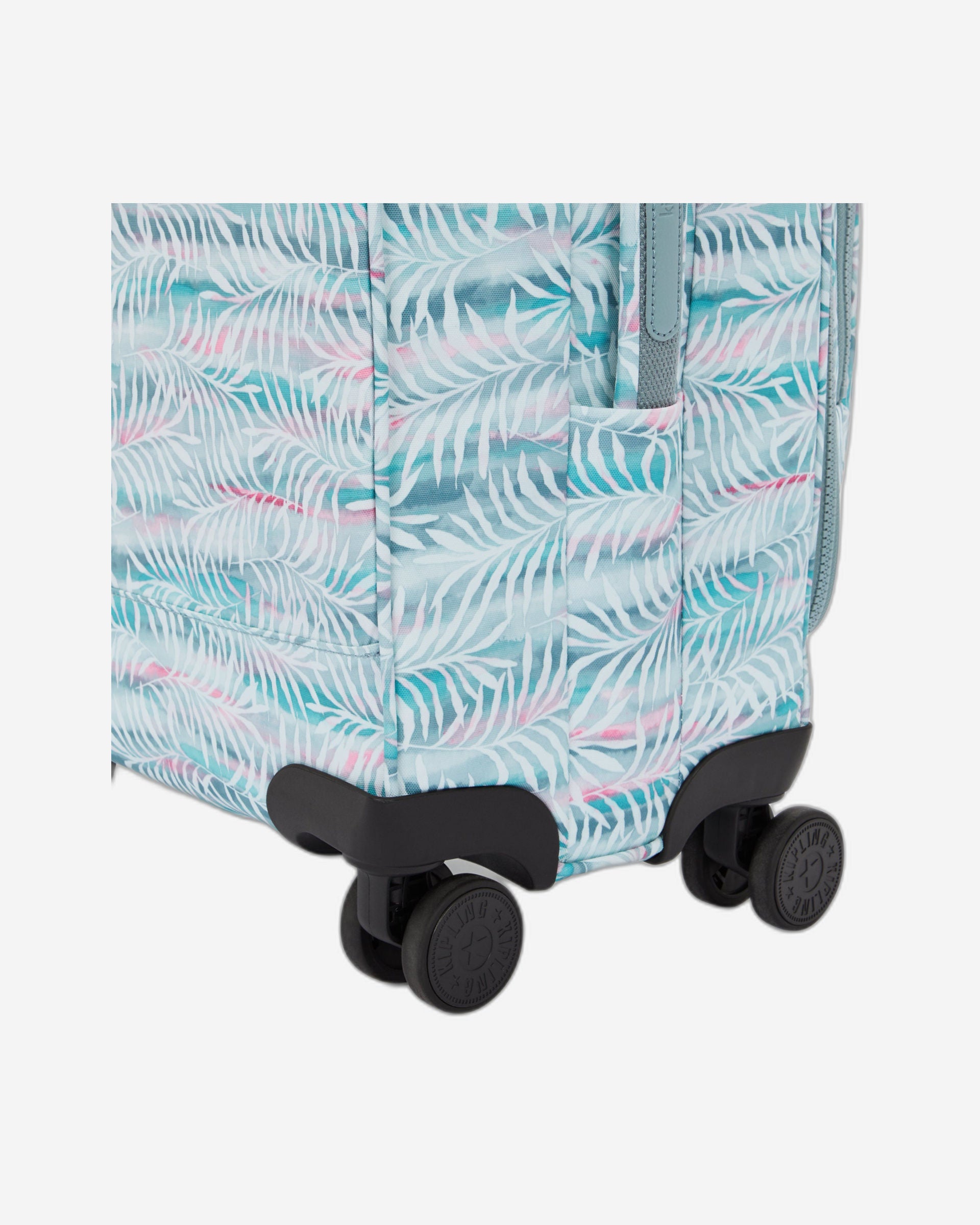 حقيبة كيبلينج نيو يوري سبين إس بعجلات صغيرة بنقشة أوراق النخيل I7916-3QN