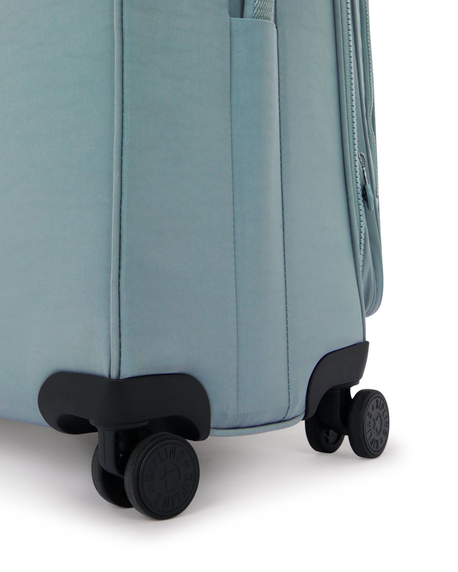 حقيبة سفر كيبلينج نيو يوري سبين إل مريحة رمادية كبيرة قابلة للتمدد بعجلات I7930-3NL