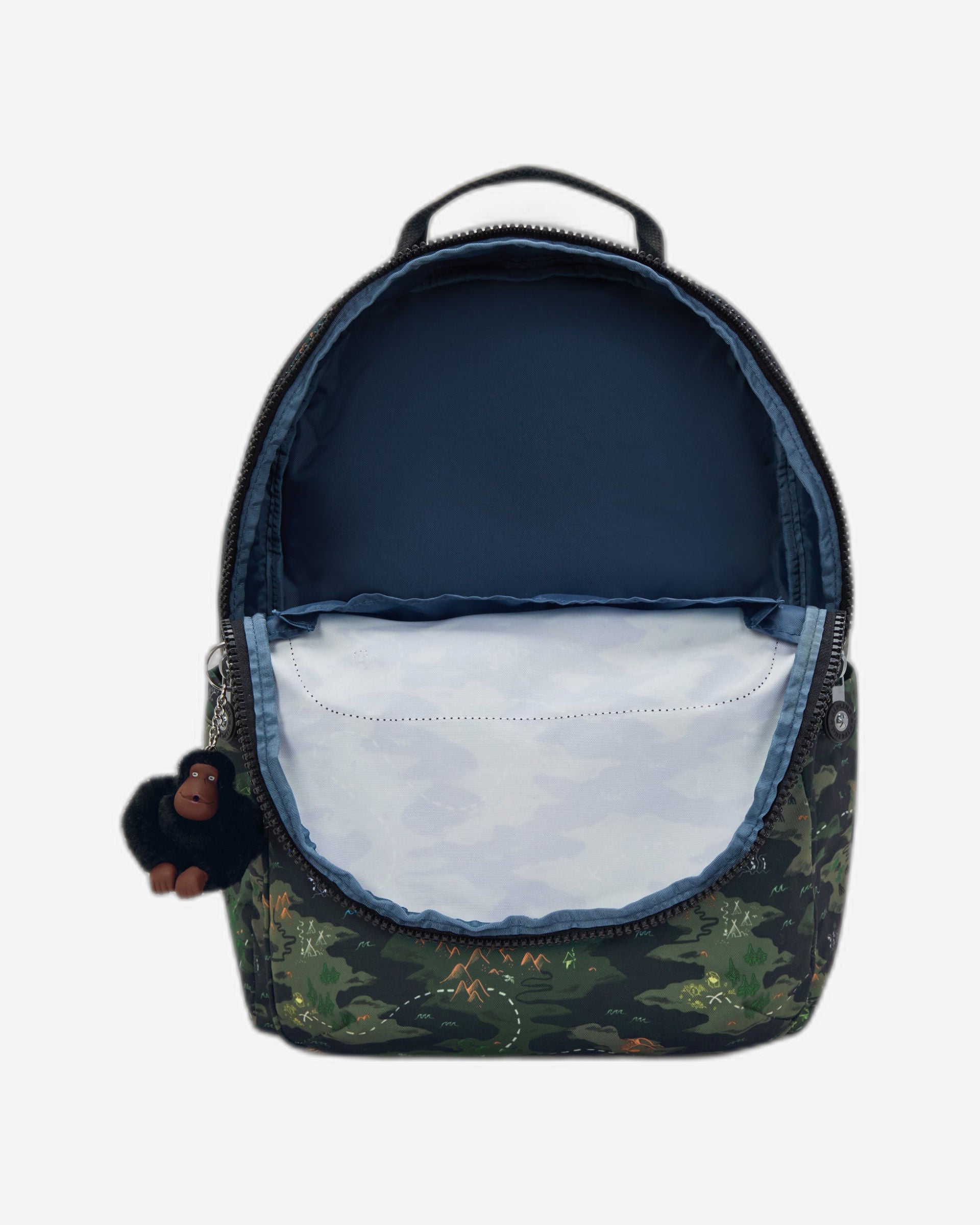 حقيبة ظهر KIPLING Seoul College Camo Treasure Large (مع حجرة للكمبيوتر المحمول) I7973-3PB
