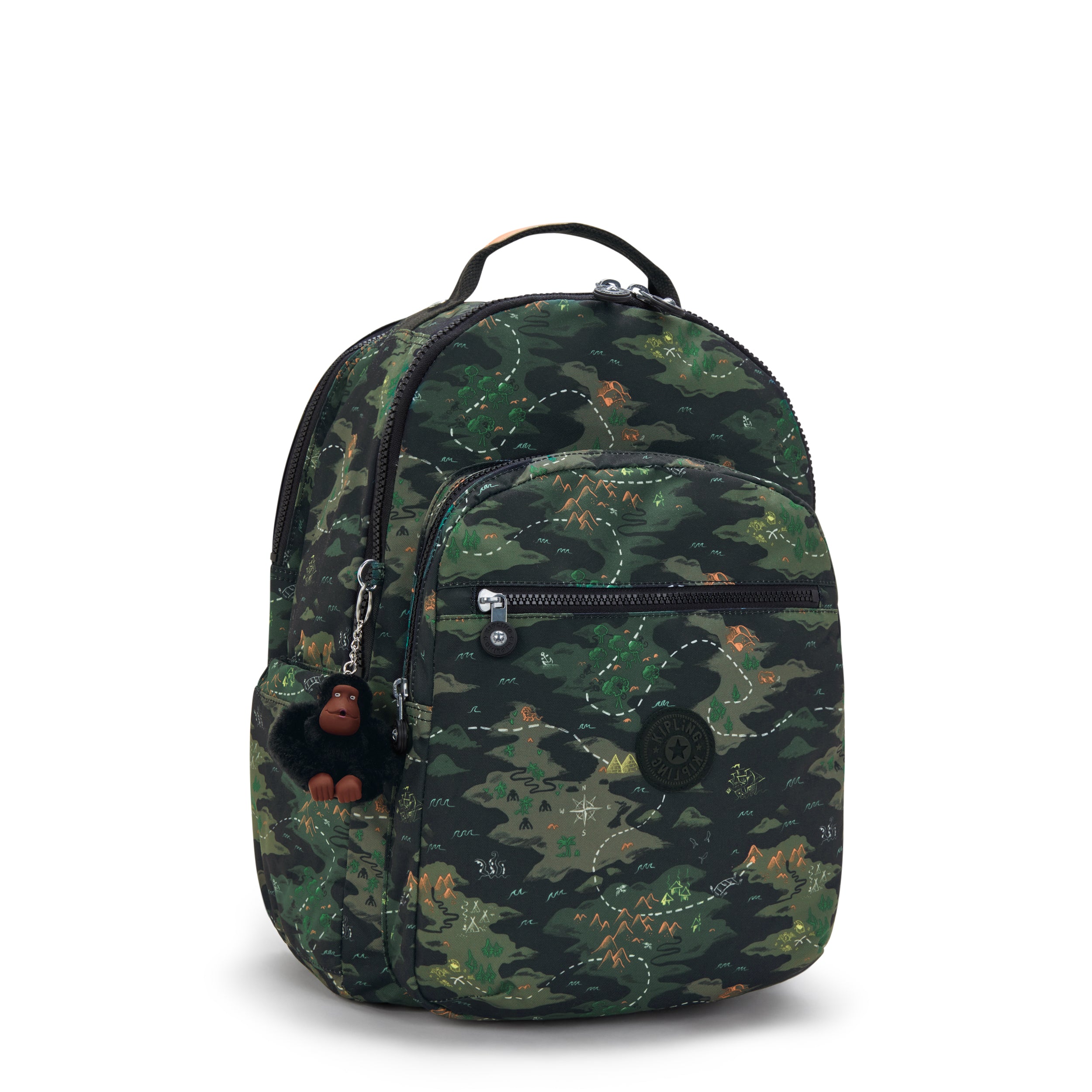 حقيبة ظهر KIPLING Seoul College Camo Treasure Large (مع حجرة للكمبيوتر المحمول) I7973-3PB