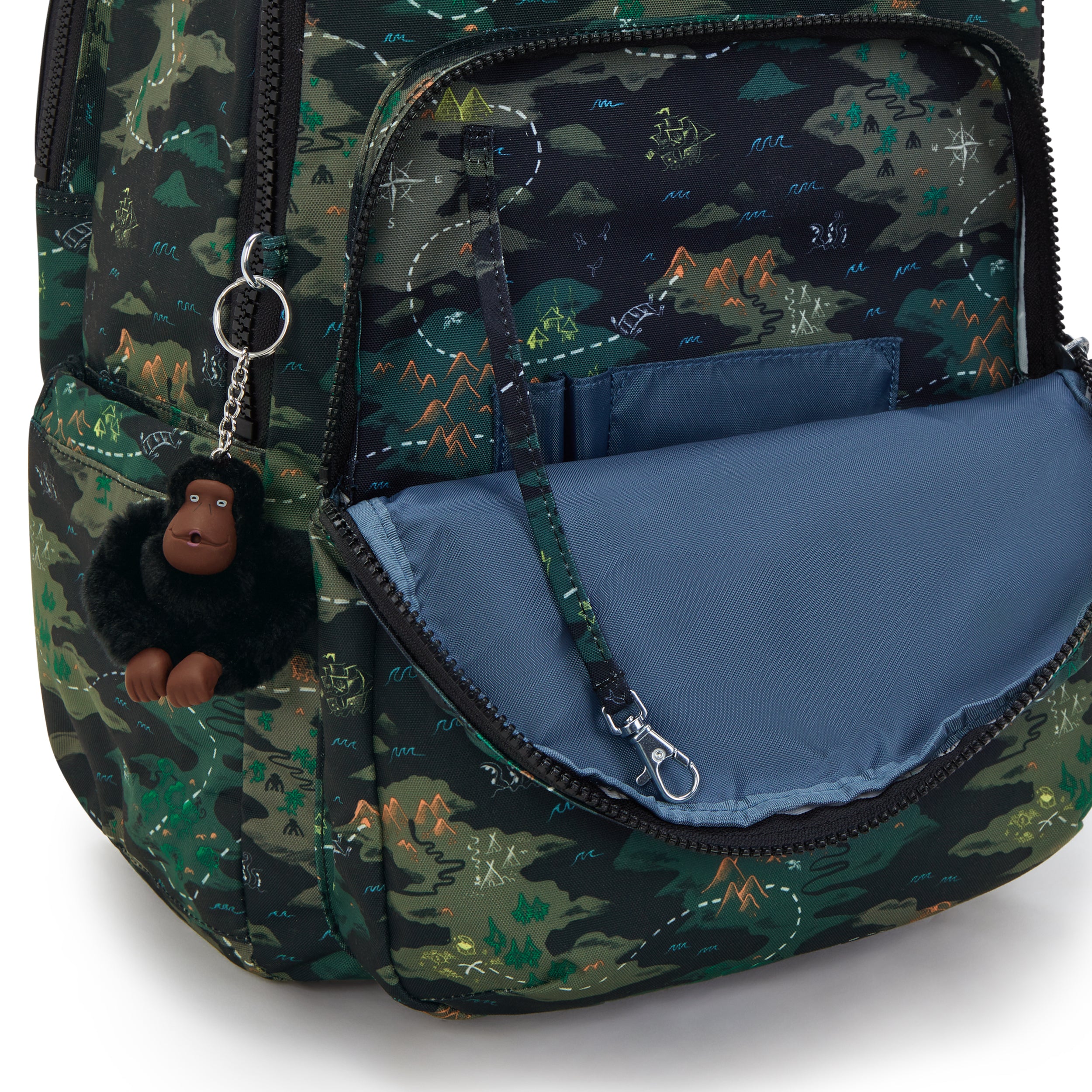 حقيبة ظهر KIPLING Seoul College Camo Treasure Large (مع حجرة للكمبيوتر المحمول) I7973-3PB