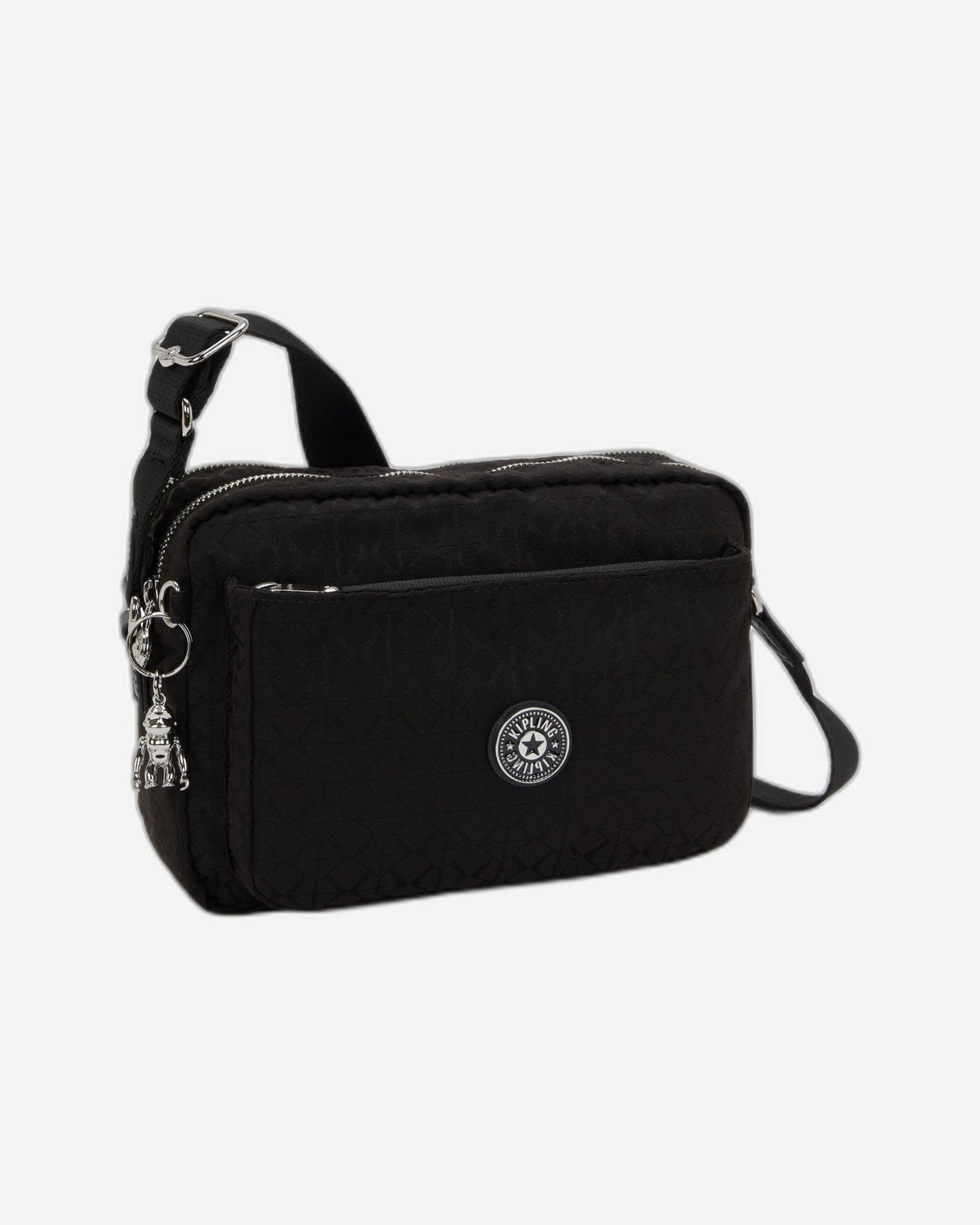 Kipling Abanu M Noir Sign Jq Medium crossbody I8024-4NW