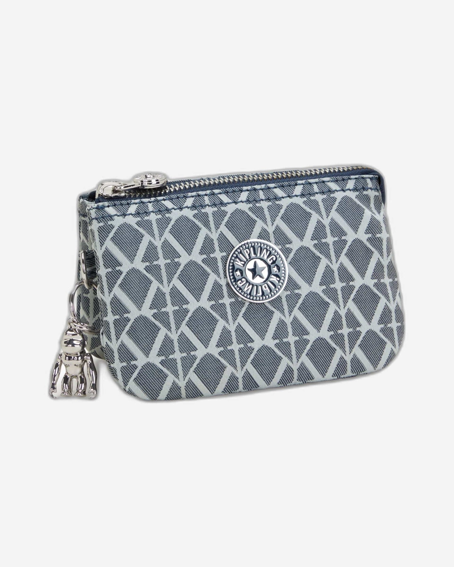 حقيبة صغيرة Kipling Creativity S باللون الأزرق الداكن منقوشة I8032-8DM