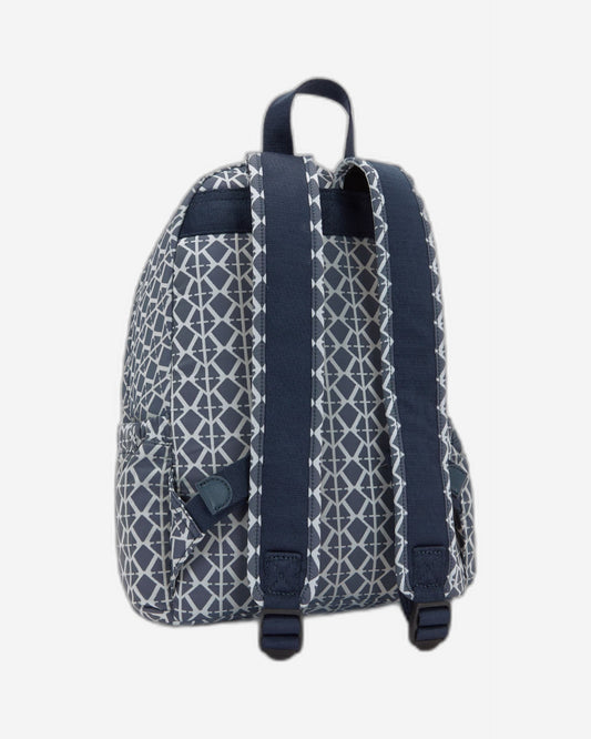 حقيبة ظهر Kipling Delia Navy Sign Jq متوسطة الحجم I8034-8DM