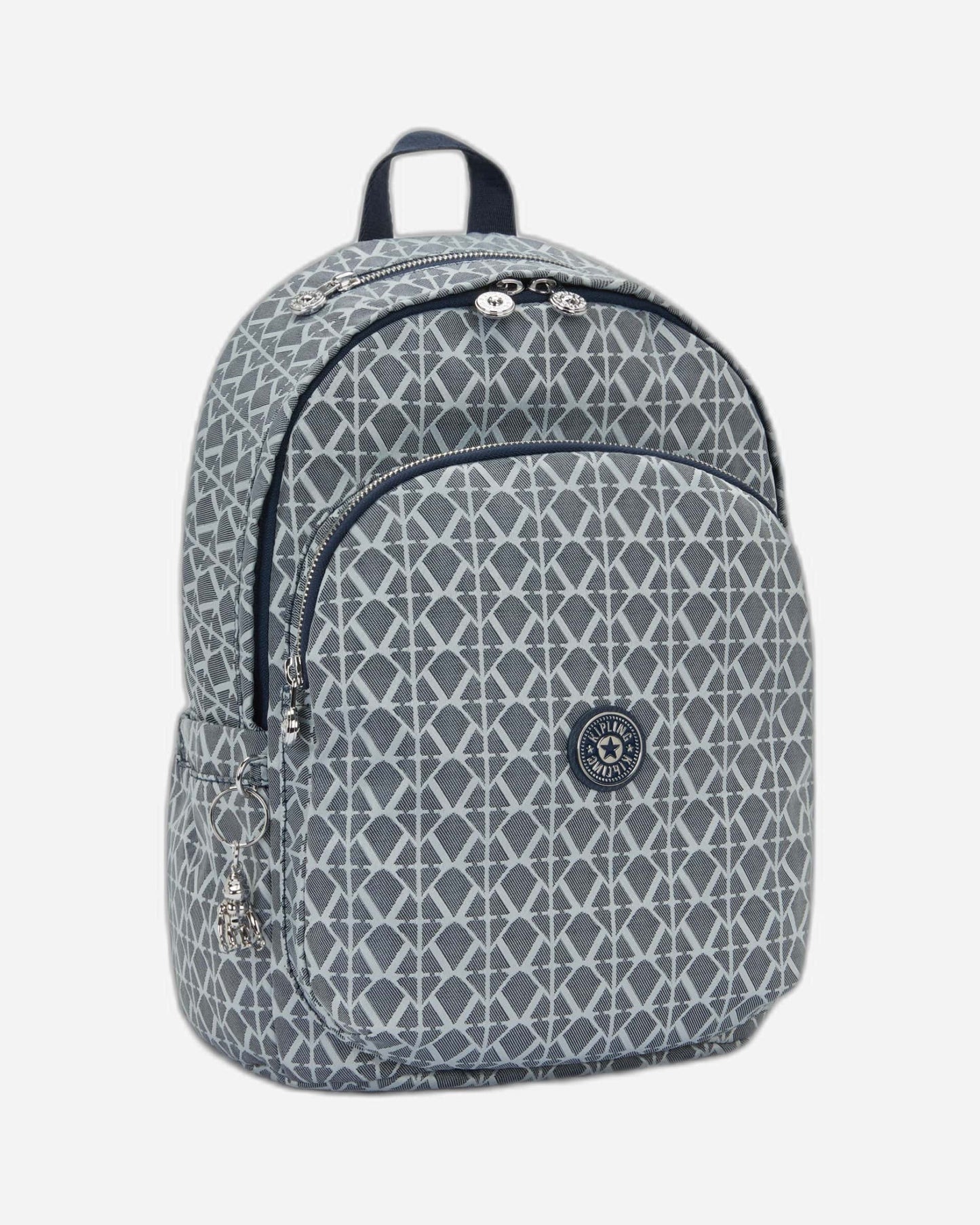 حقيبة ظهر Kipling Delia Navy Sign Jq متوسطة الحجم I8034-8DM
