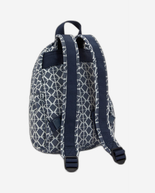 شنطة ظهر صغيرة Kipling Delia Mini Navy Sign Jq I8035-8DM