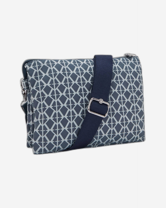 Kipling Riri L Navy Sign Jq حقيبة كروس متوسطة (مع حزام كتف قابل للإزالة) I8044-8DM