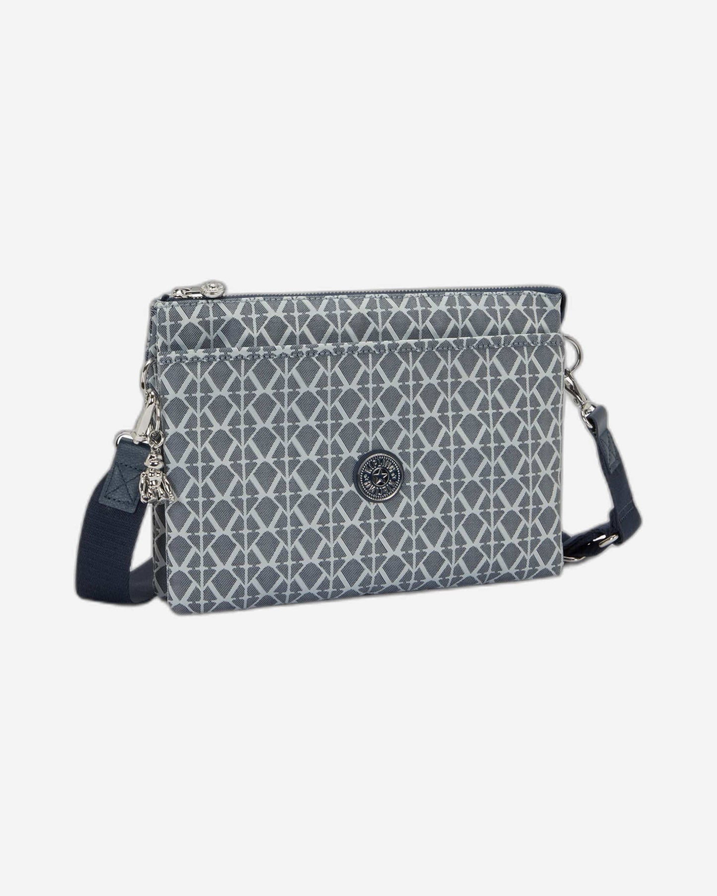 Kipling Riri L Navy Sign Jq حقيبة كروس متوسطة (مع حزام كتف قابل للإزالة) I8044-8DM