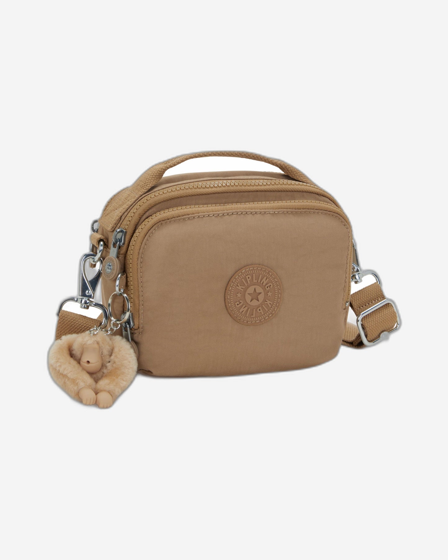 حقيبة Kipling Cahir Early Tan صغيرة قابلة للتحويل إلى حقيبة ظهر I8061-7CN