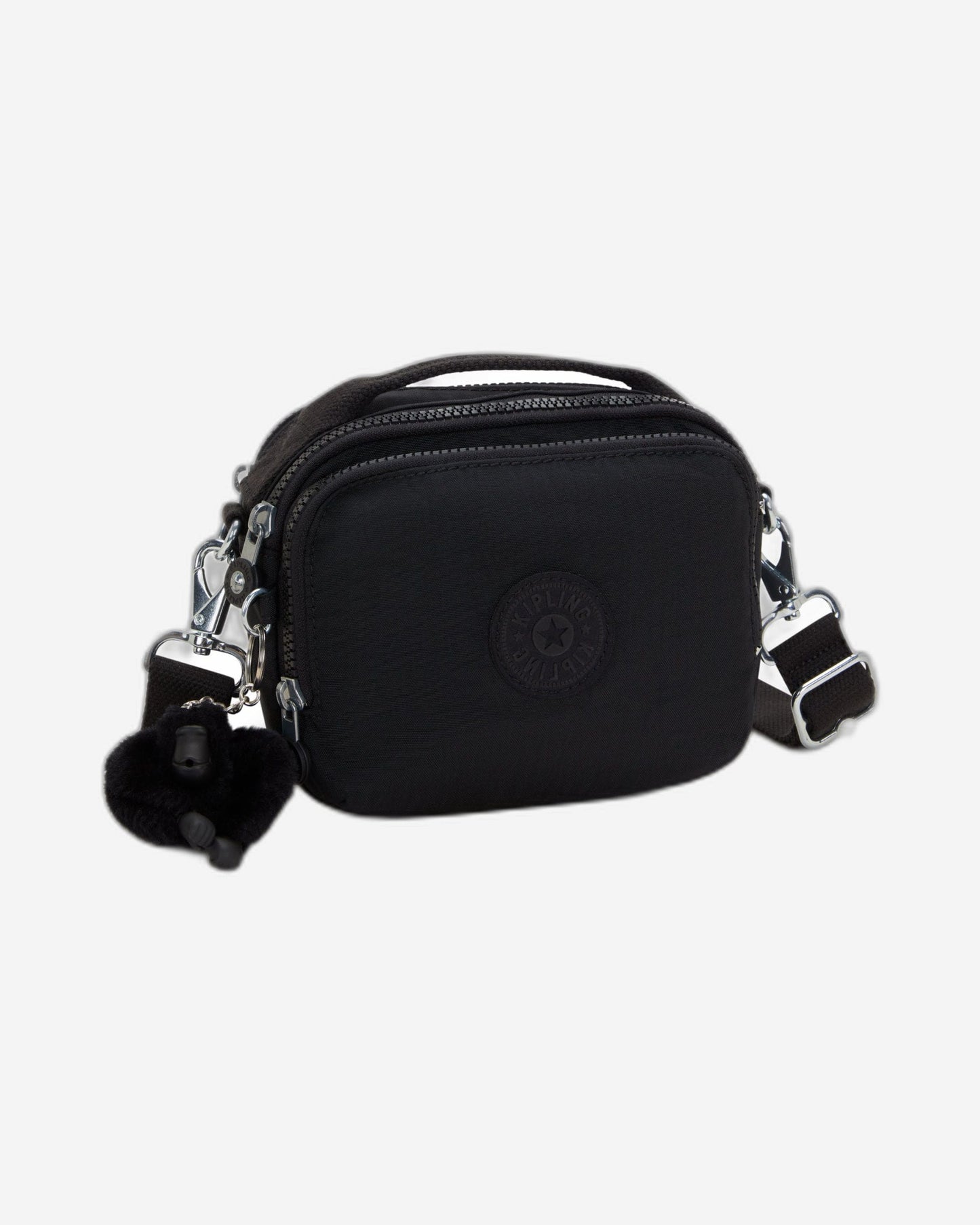 Kipling Cahir Black Noir Small Crossbody (يمكن تحويلها إلى حقيبة ظهر) I8061-P39