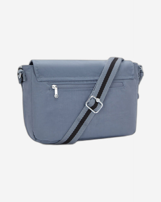 حقيبة كتف متوسطة الحجم من Kipling Dalma Blue Stone (بسحاب قابل للتوسيع) I8123-6FB