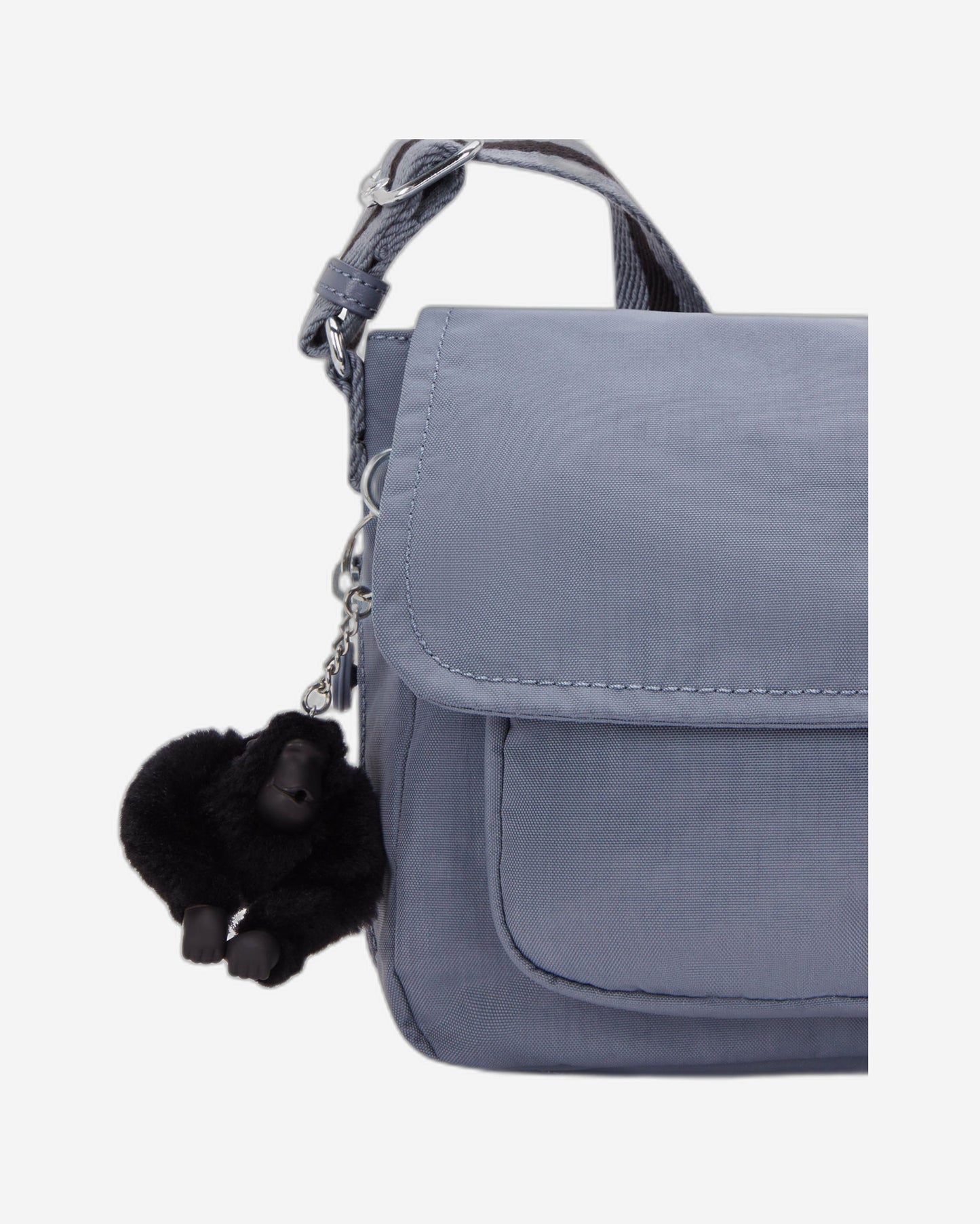 حقيبة كتف متوسطة الحجم من Kipling Dalma Blue Stone (بسحاب قابل للتوسيع) I8123-6FB
