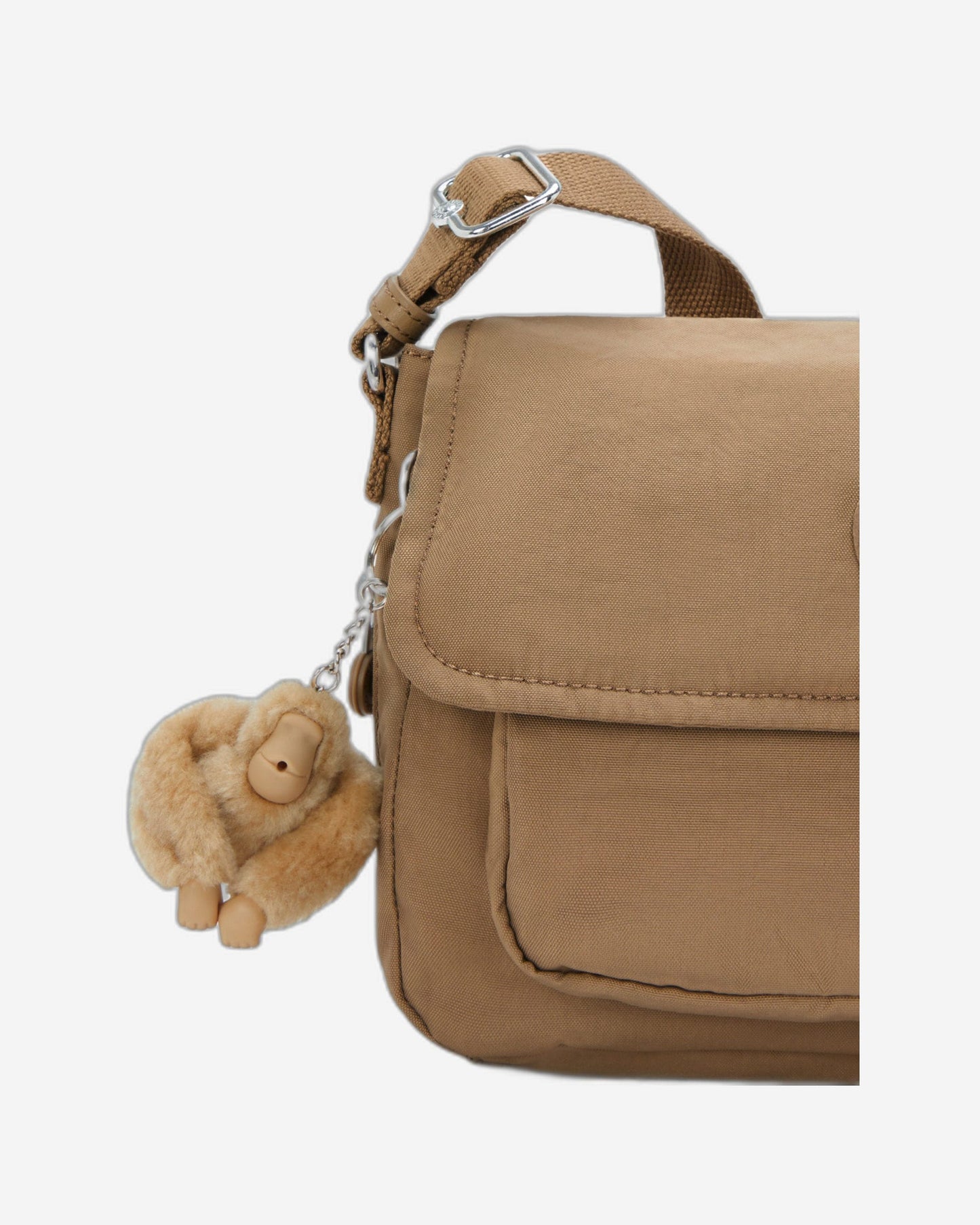 حقيبة كروسبودي Kipling Dalma Early Tan متوسطة (مع سحاب قابل للتوسيع) I8123-7CN