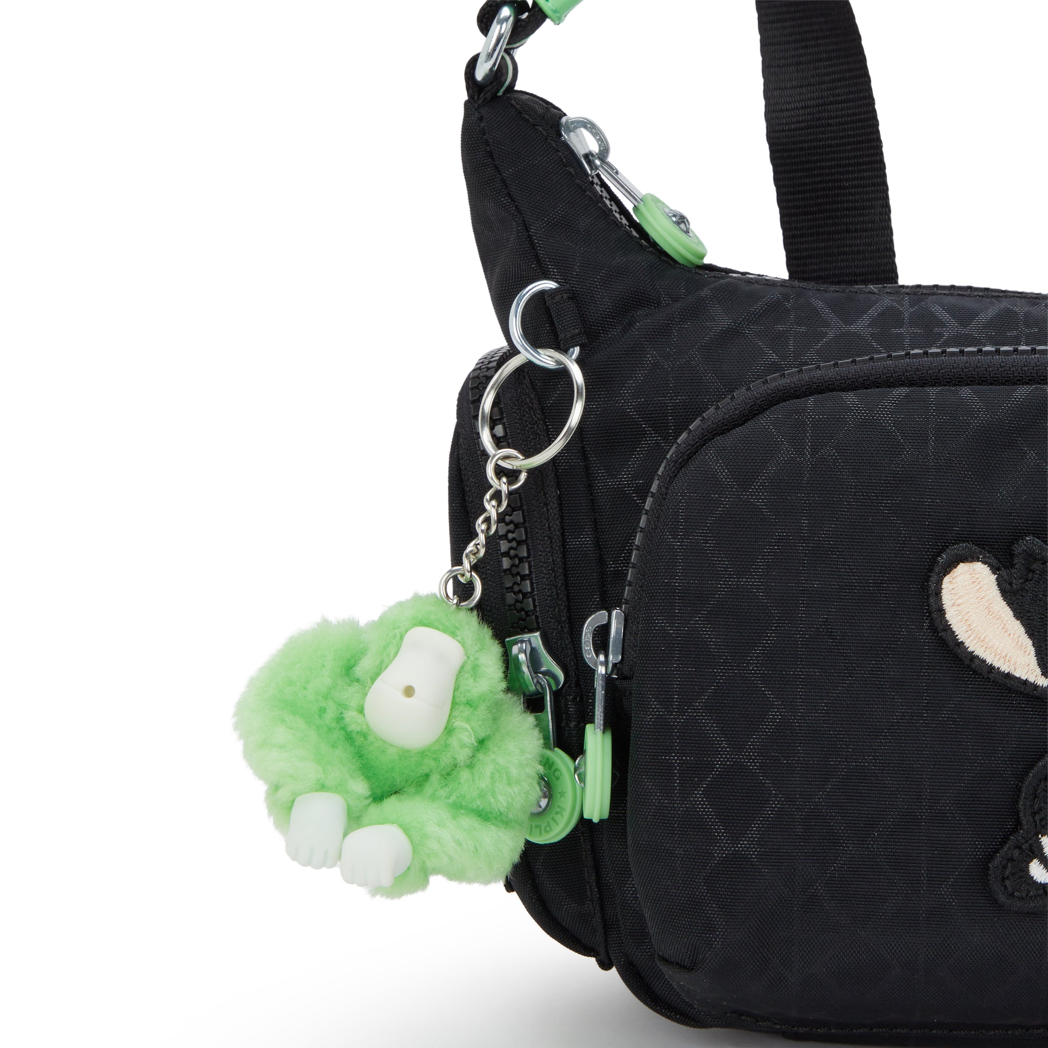 حقيبة كتف صغيرة خضراء من Kipling Gabbette S Powerpuff Girls I8124-1PF