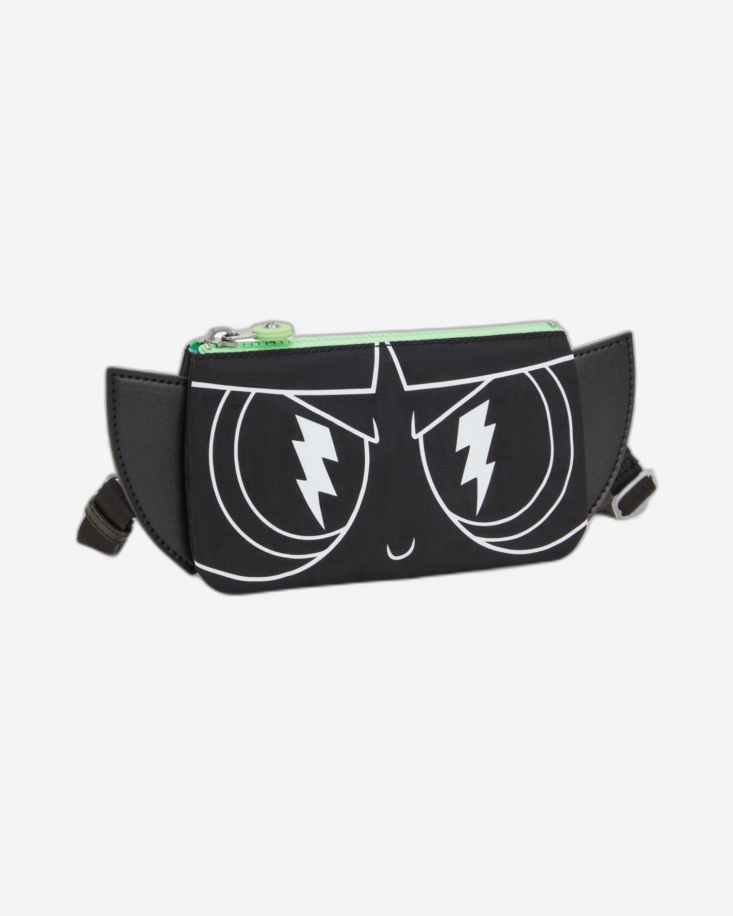 حقيبة كروسبودي صغيرة باللون الأخضر بتصميم Powerpuff Girls Buttercup من Kipling Creativity L XB (مع حزام كتف قابل للإزالة) I8142-PP6