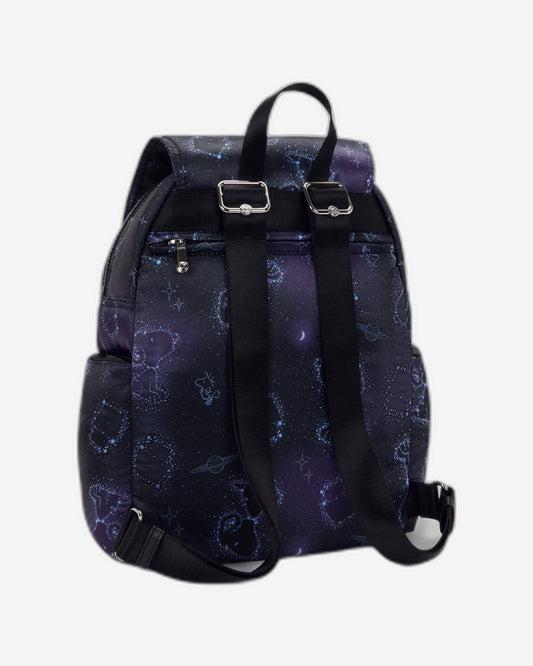 حقيبة ظهر Kipling Peanuts City Zip S خفيفة الوزن على شكل نجمة صغيرة I8254-3PW
