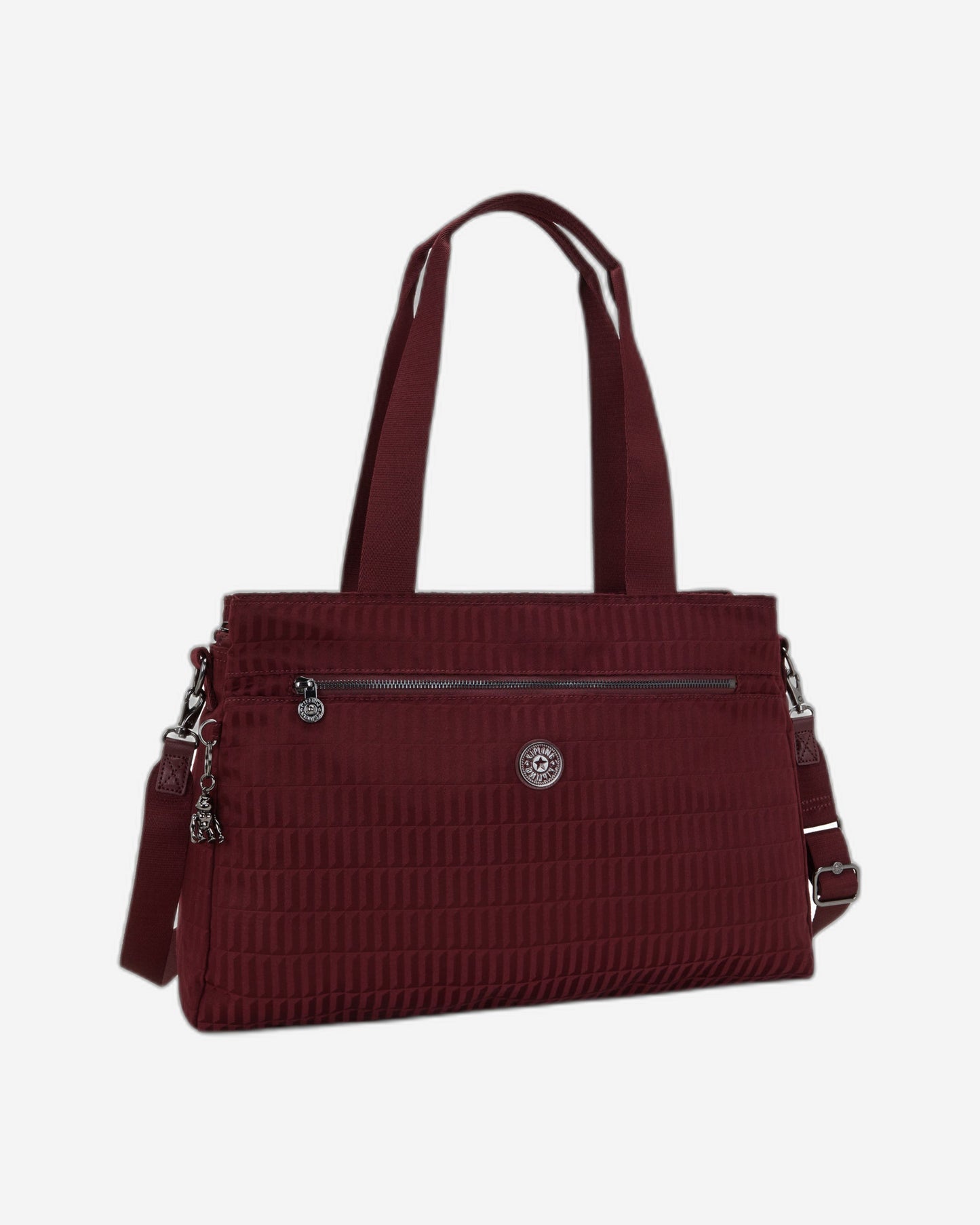 حقيبة عمل Kipling Elysia Work Maroon Tile Jq (بحزام كتف قابل للإزالة) I8829-9HX