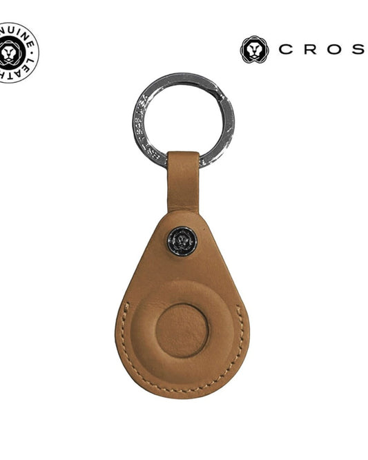 Cross Saffiano Leather Magnetic Cardholder - Mocha