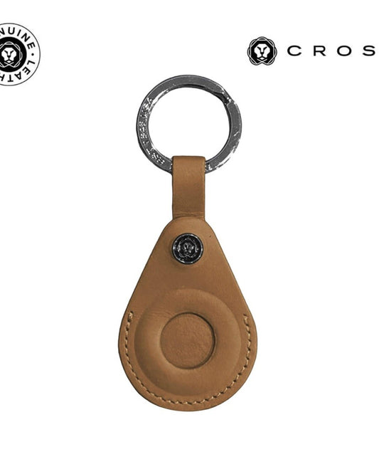 Cross Saffiano Leather Magnetic Cardholder - Mocha