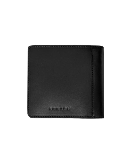 Cross Leather Clip Wallet - Black