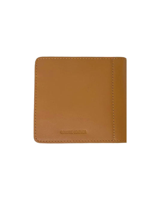 Cross Leather Clip Wallet - Mocha