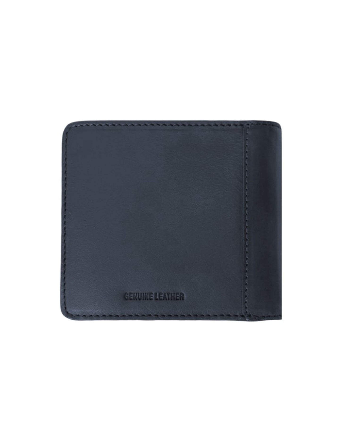 Cross Leather Clip Wallet - Navy