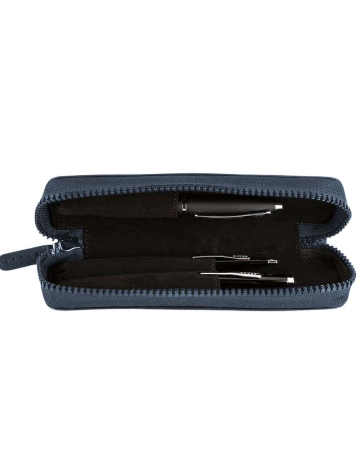 Cross Leather Pen Case Blue