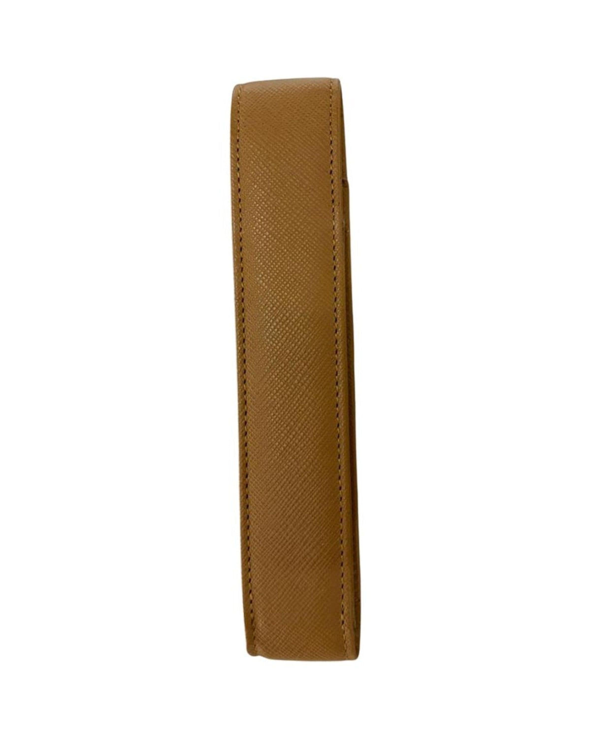 Cross Leather Single Pen Case With Flap Mocha