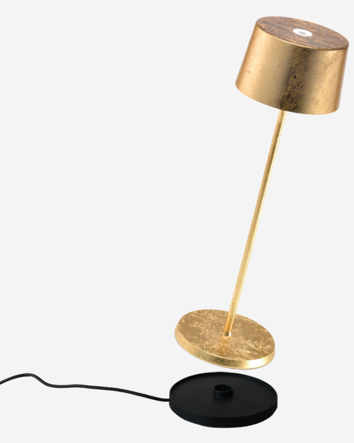 Zafferano Olivia Pro Table Lamp Painted Matt Rust No Plug